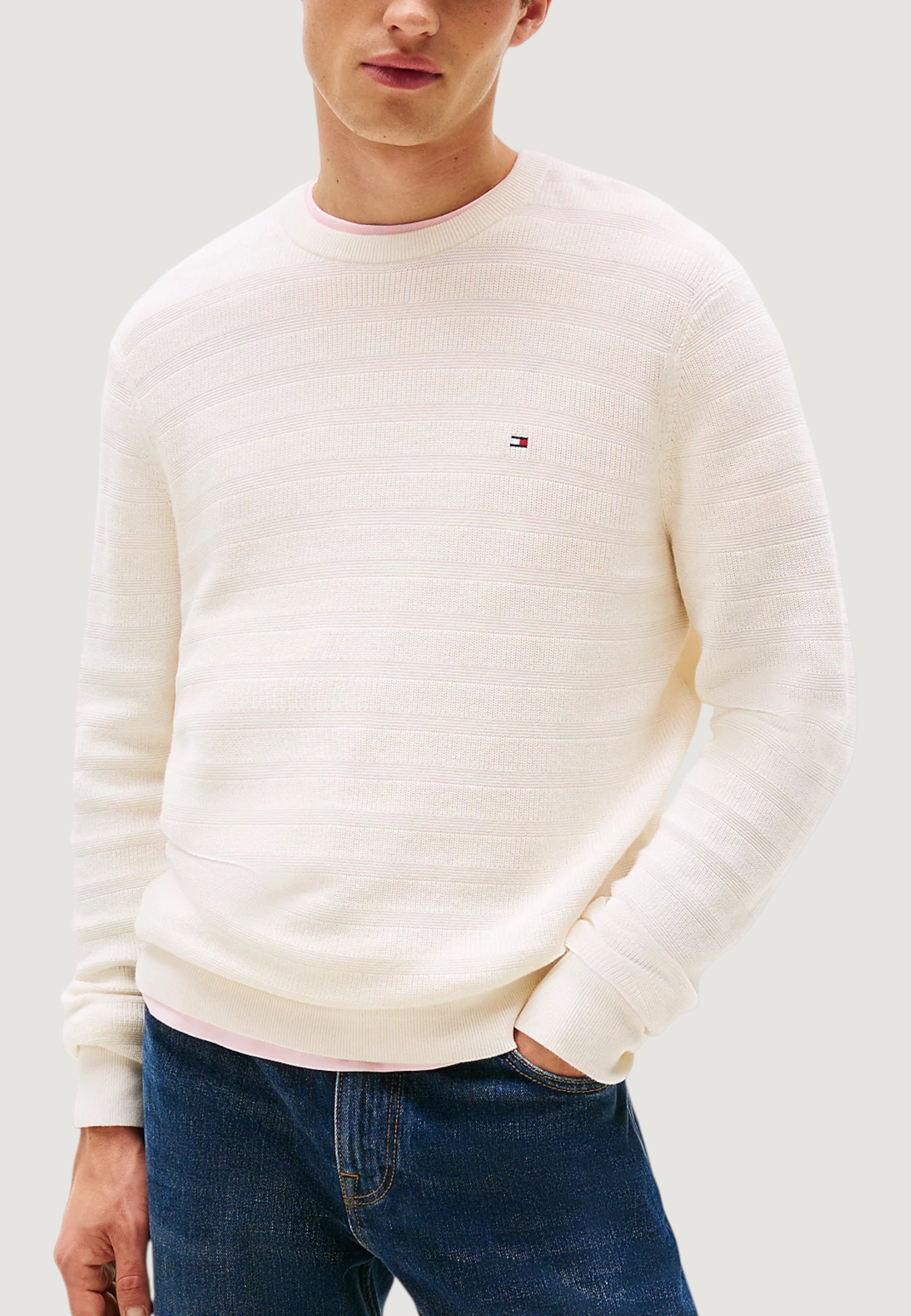 Pullover Tommy Hilfiger STRIPE STRUCTURE C N