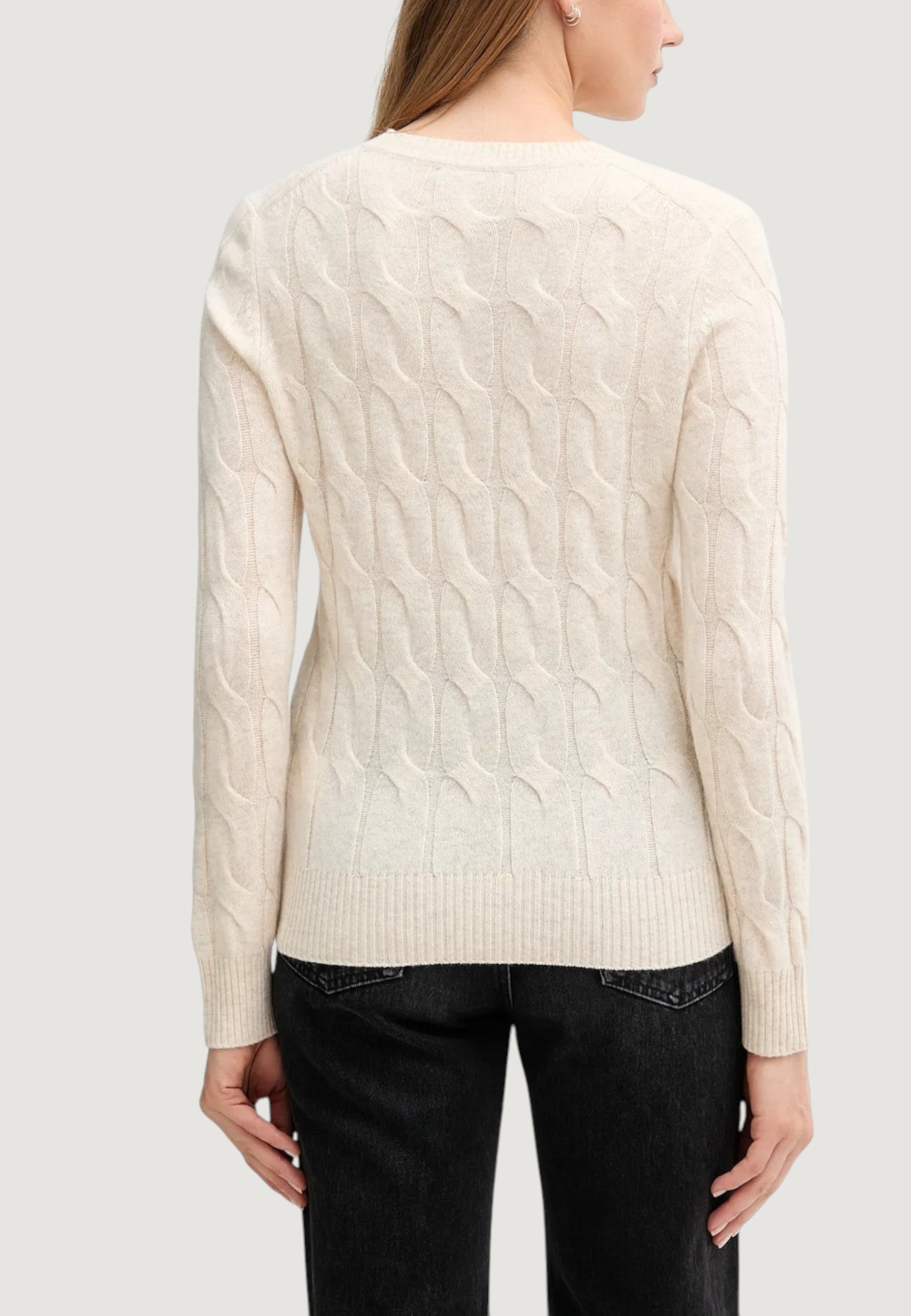 Maglione Tommy Hilfiger SOFT WOOL CABLE C-NK