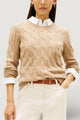 Maglione Tommy Hilfiger SOFT WOOL CABLE C-NK