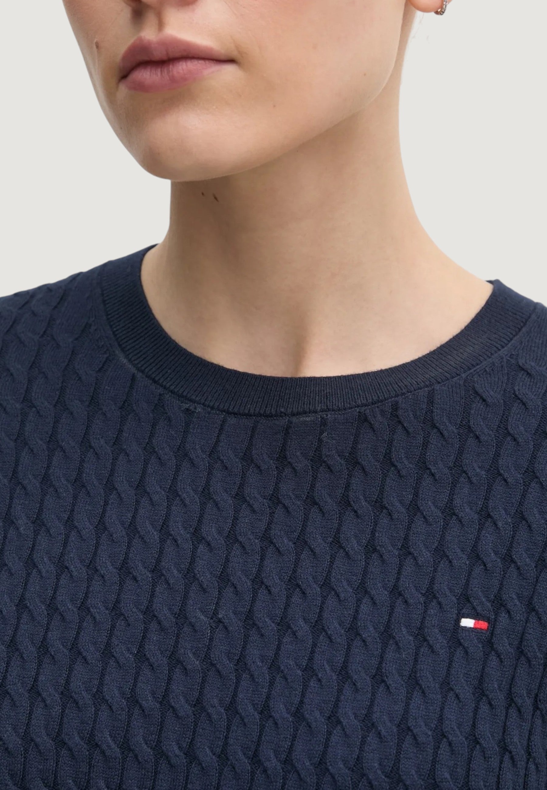 Pullover Tommy Hilfiger CO CABLE FINE GG C-N