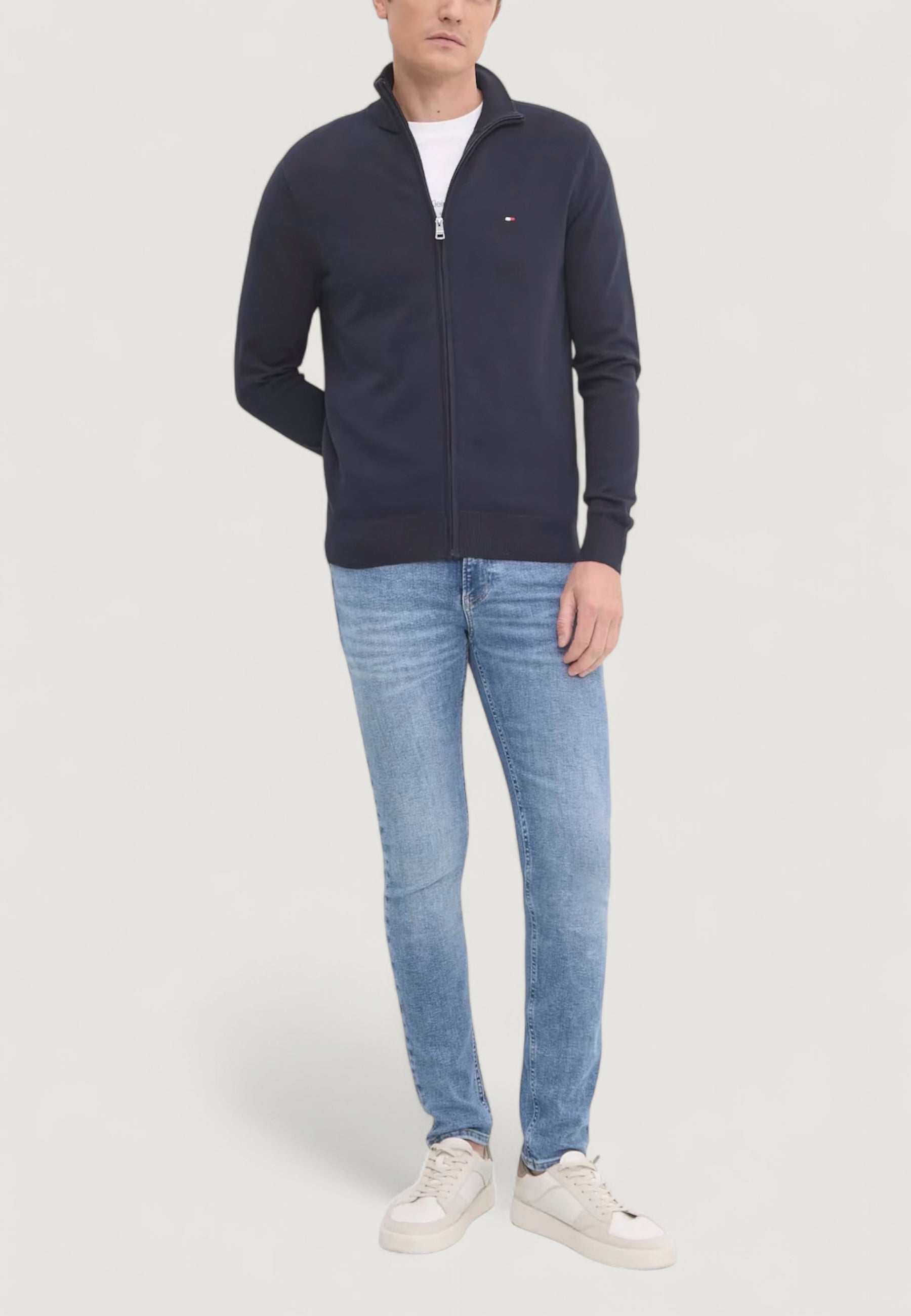 Pullover Tommy Hilfiger ESSENTIAL COTTON ZIP