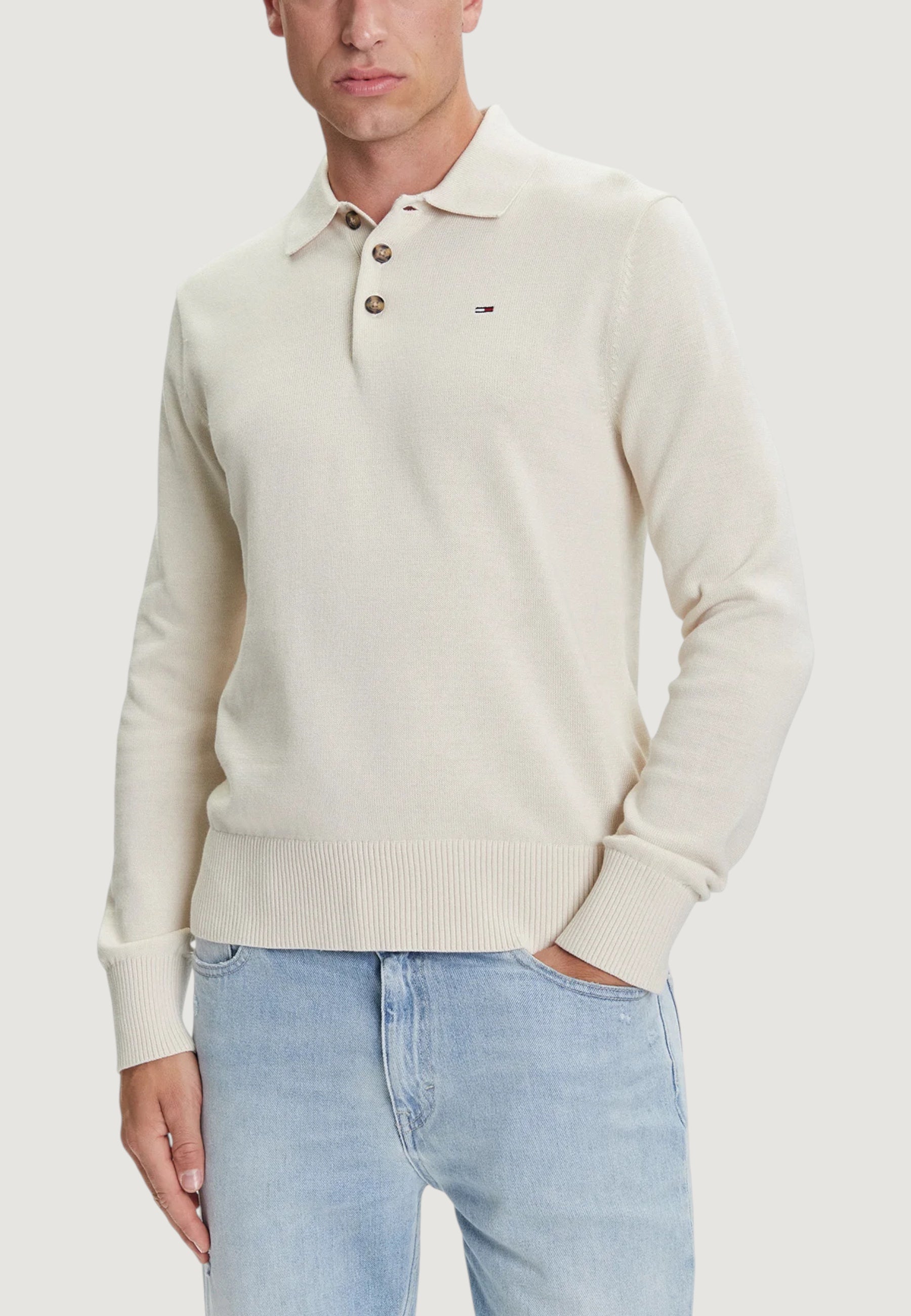 Polo manica lunga Tommy Hilfiger Jeans TJM SLIM ESSENTIAL P