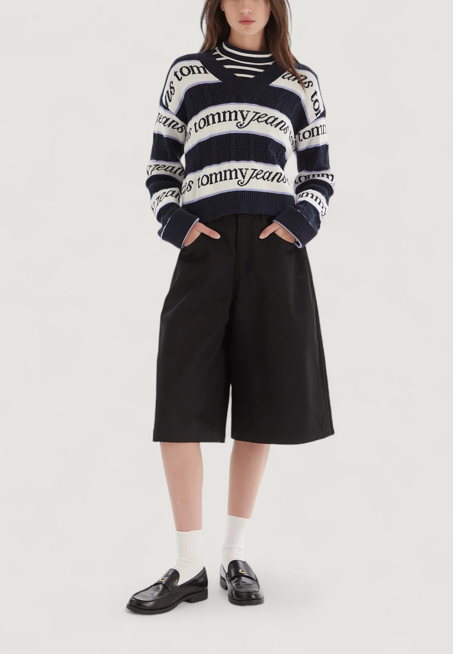 Pullover Tommy Hilfiger Jeans TJW STRIPE LOGO SWEA