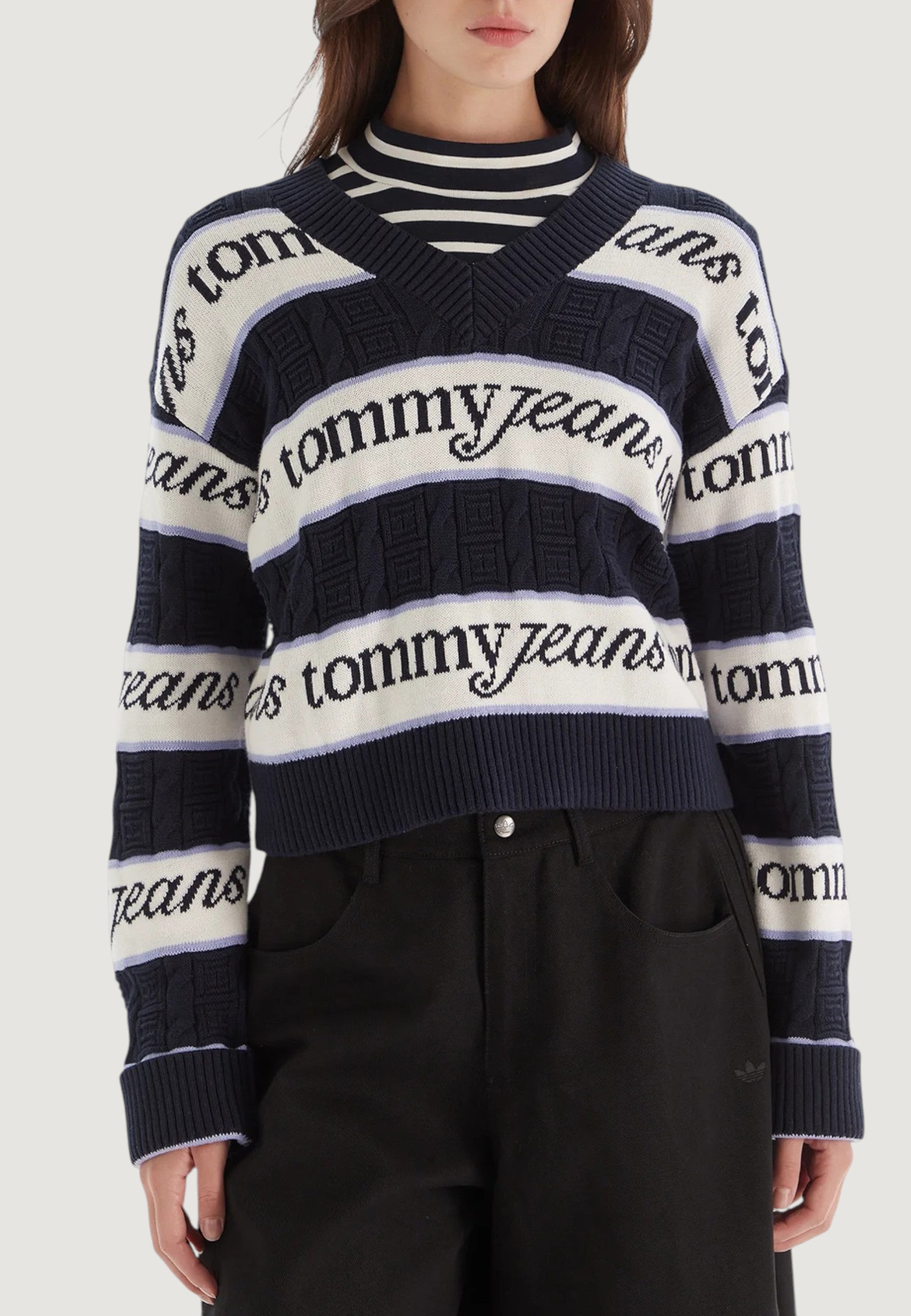 Pullover Tommy Hilfiger Jeans TJW STRIPE LOGO SWEA