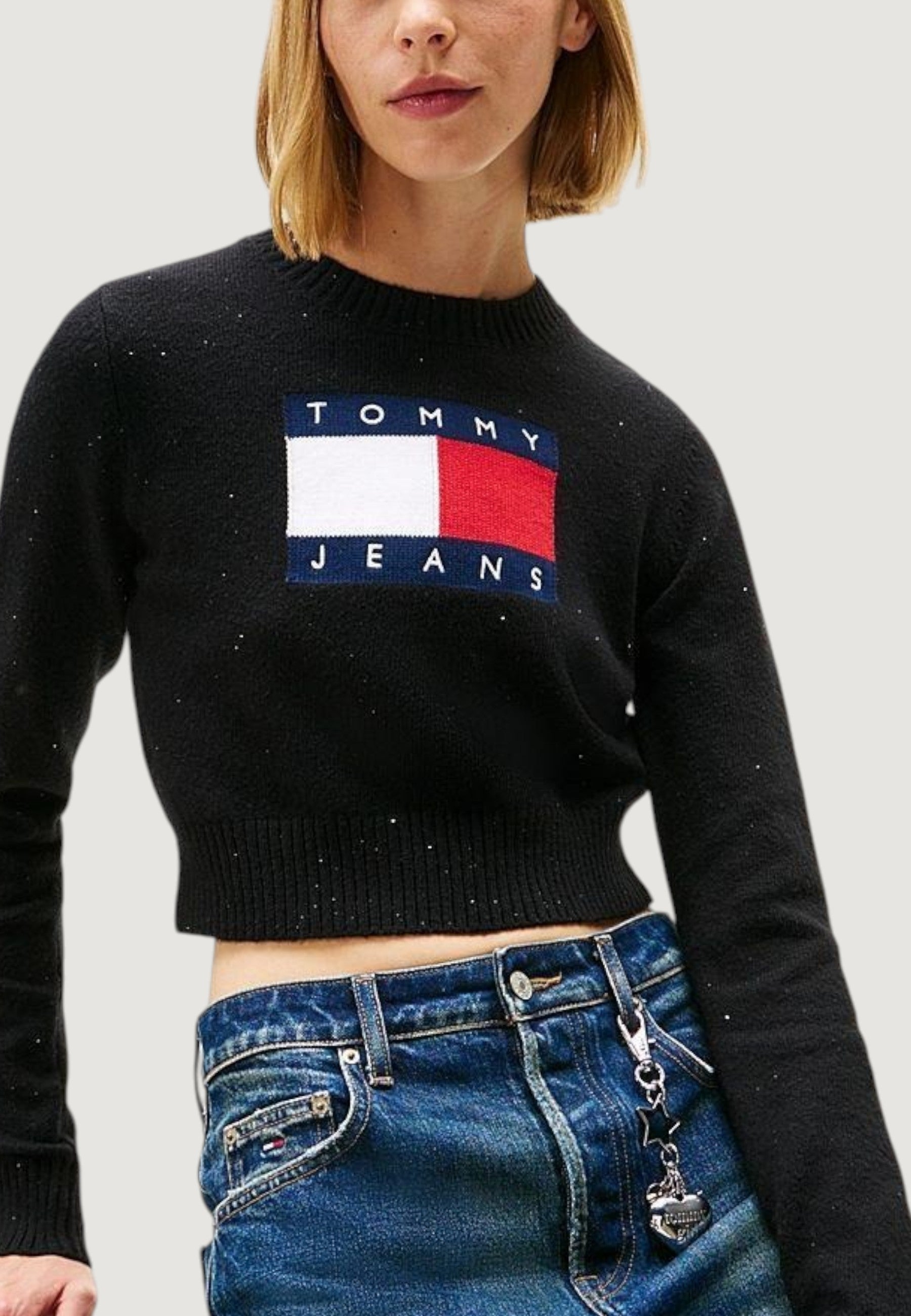 Pullover Tommy Hilfiger Jeans TJW SPARKLE FLAG SWE