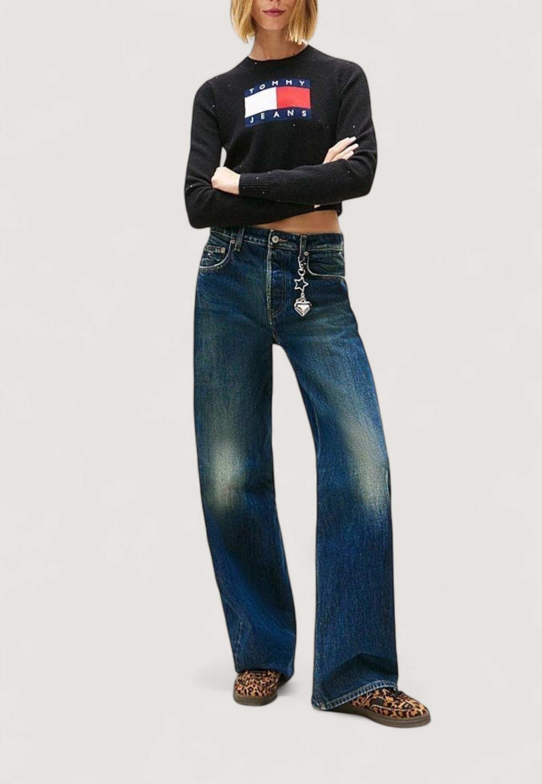 Pullover Tommy Hilfiger Jeans TJW SPARKLE FLAG SWE