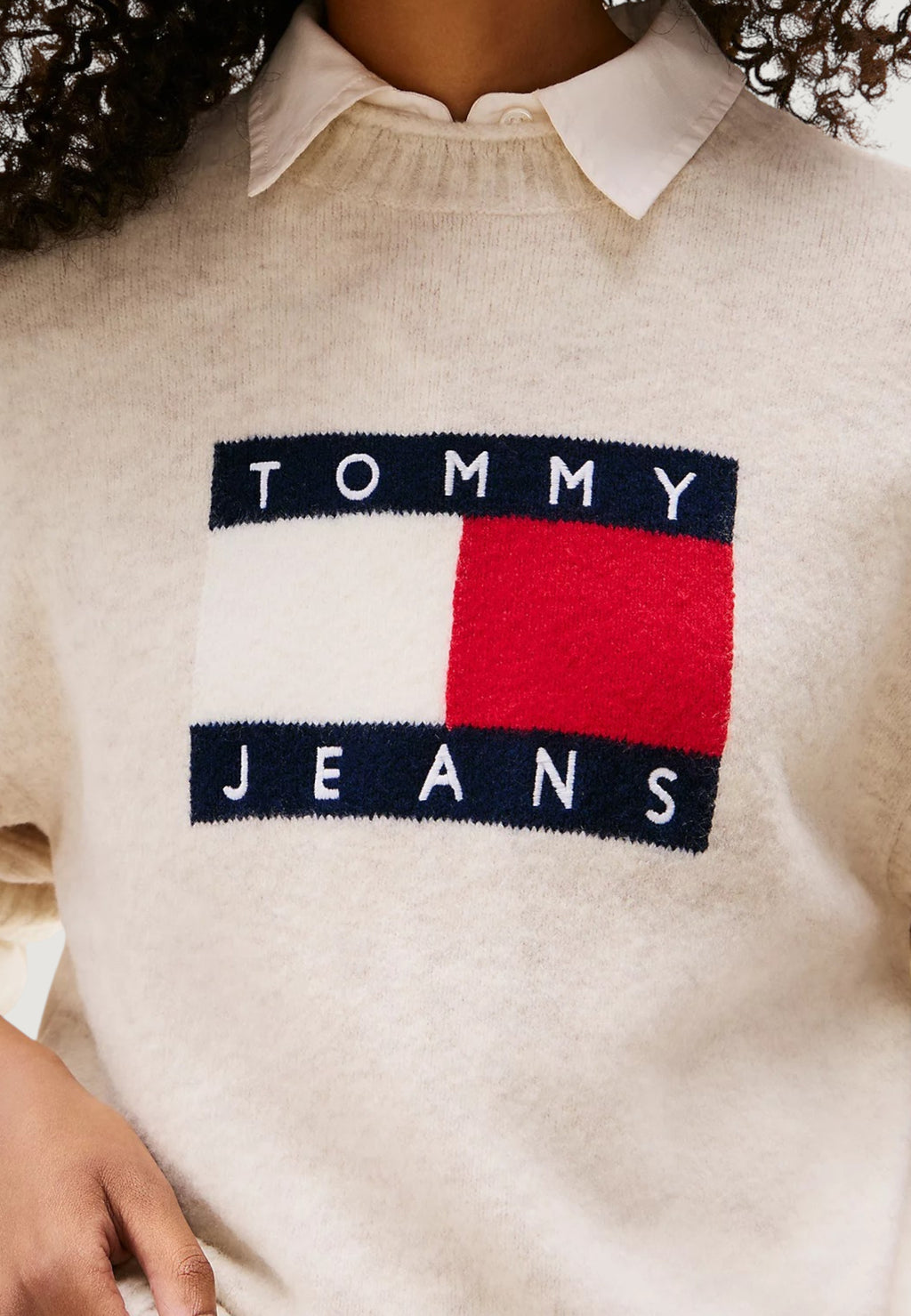 Maglione Tommy Hilfiger Jeans TJW MELANGE FLAG SWE