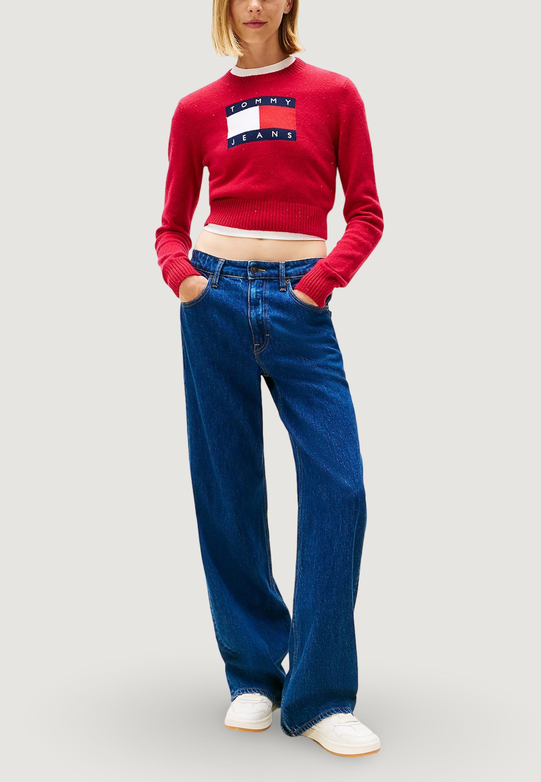 Pullover Tommy Hilfiger Jeans TJW SPARKLE FLAG SWE