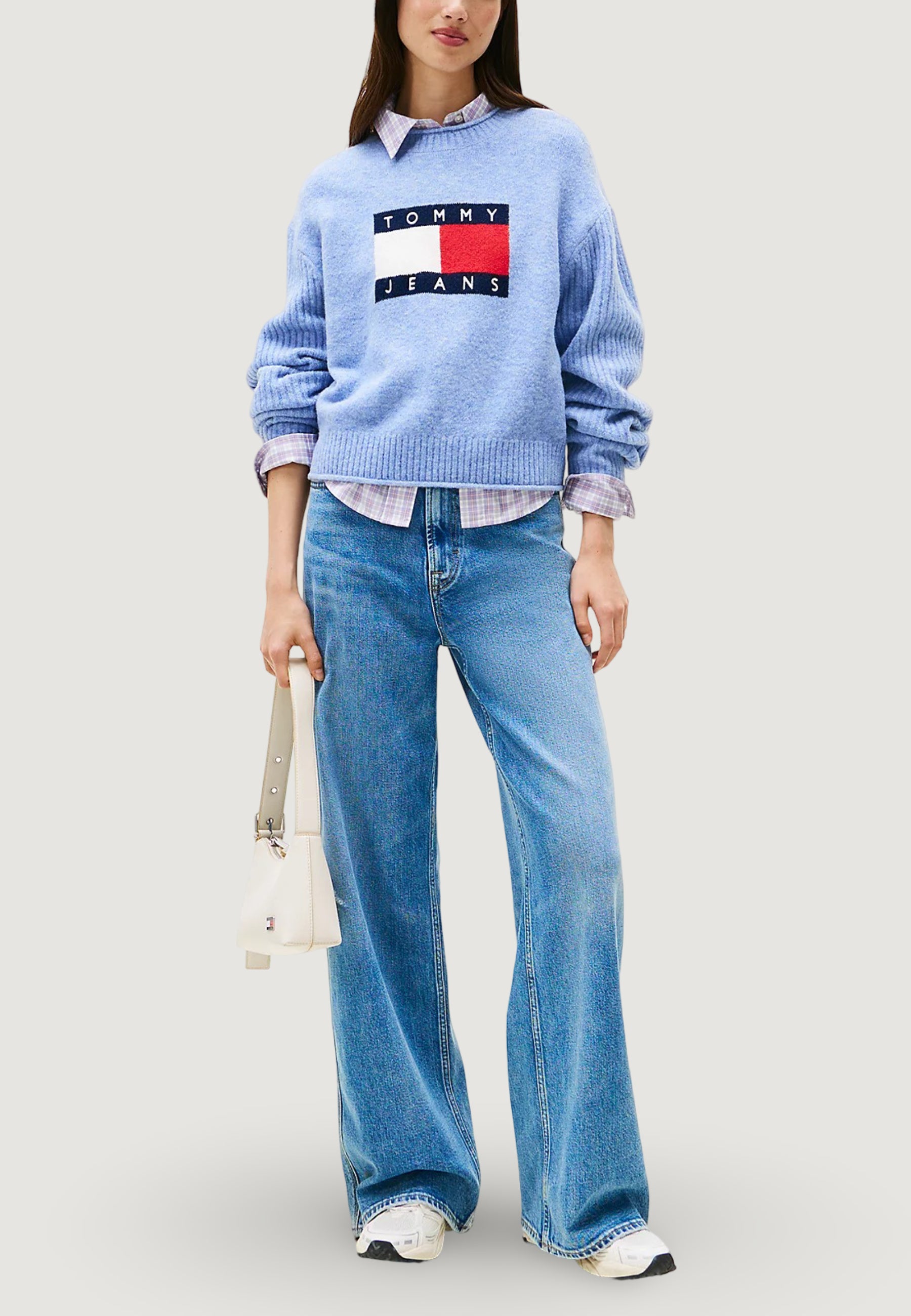 Maglione Tommy Hilfiger Jeans TJW MELANGE FLAG SWE