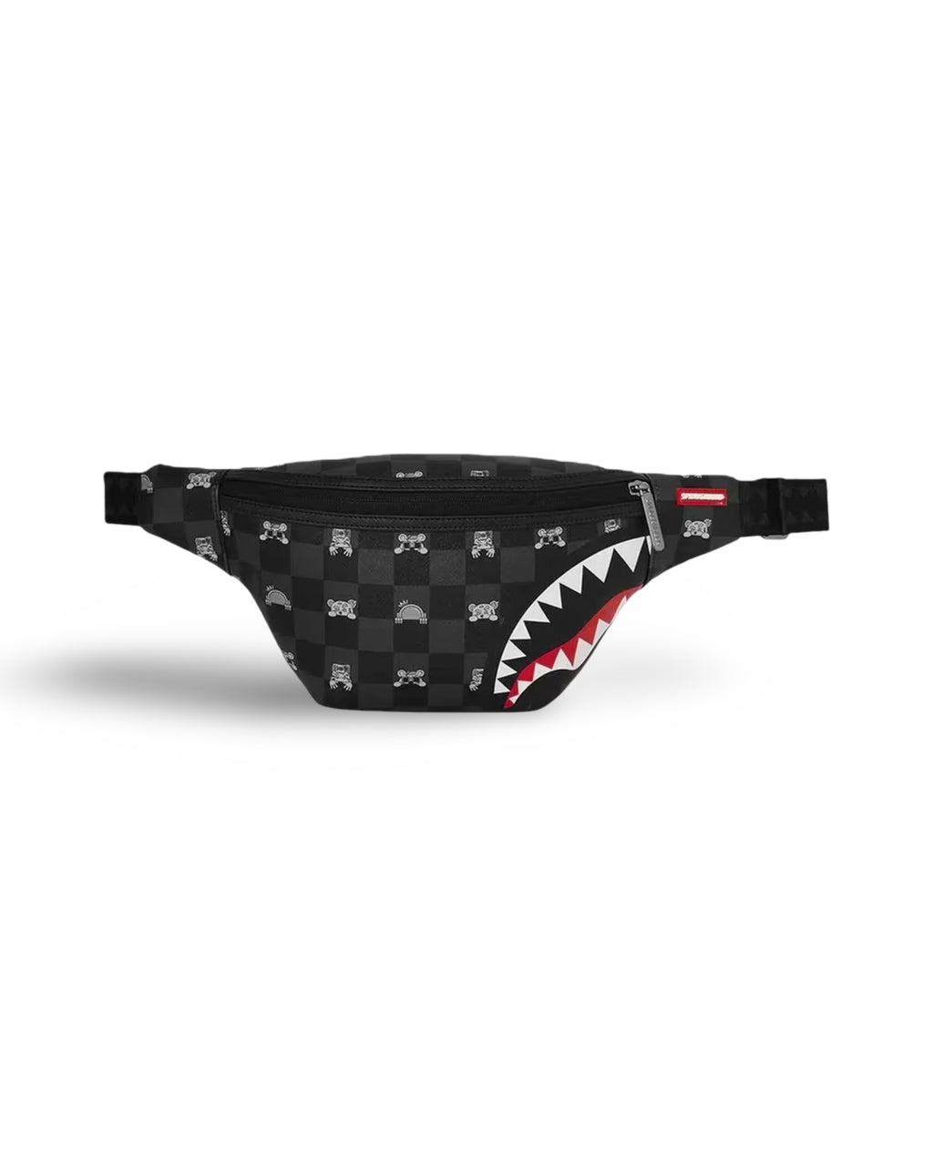 Waist bag Sprayground GRAY PEEKING CHARACTER CHECK SAVVY CROSSBODY