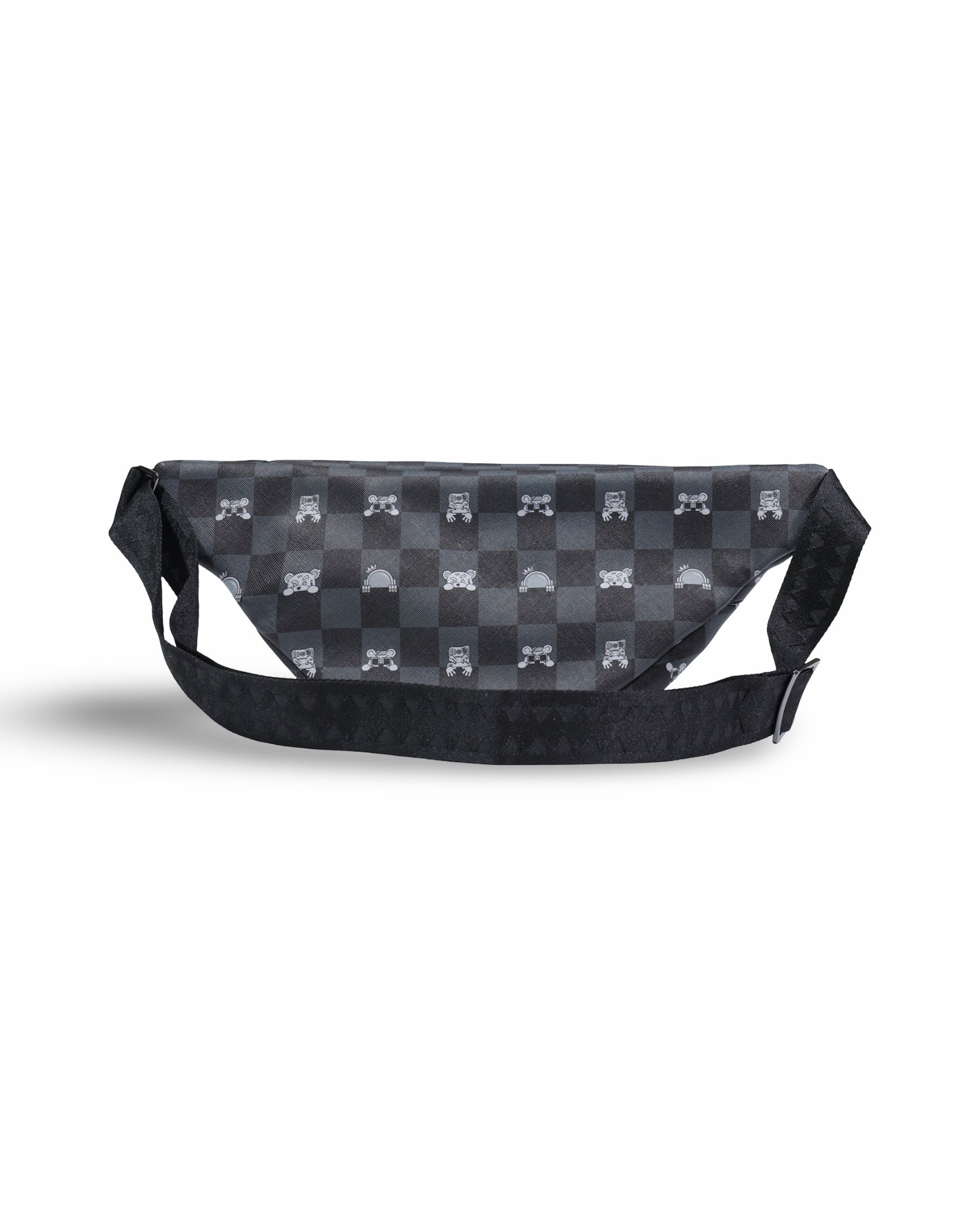 Waist bag Sprayground GRAY PEEKING CHARACTER CHECK SAVVY CROSSBODY