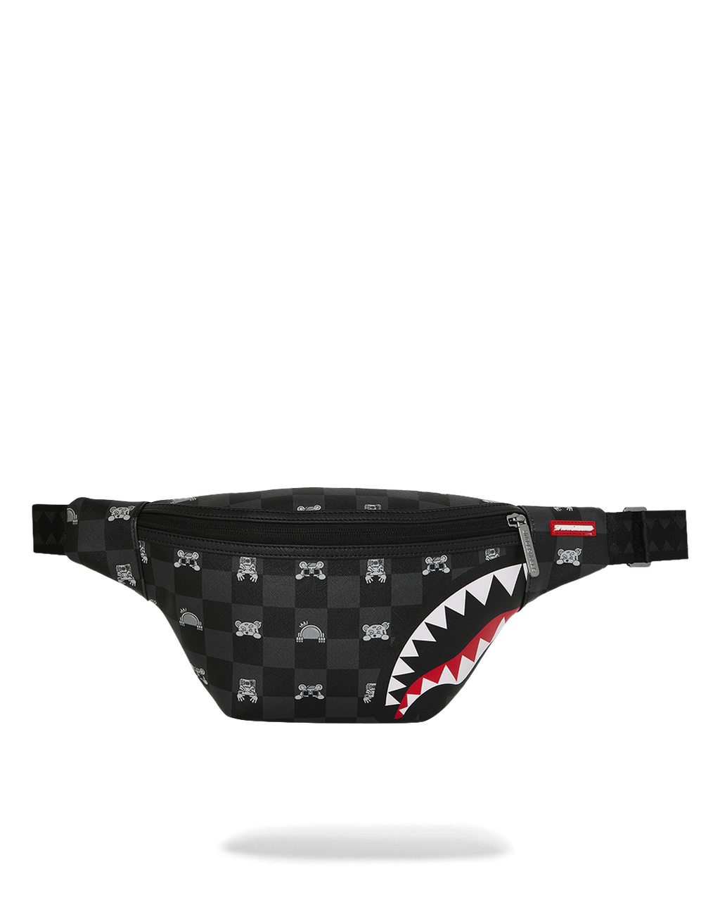 Marsupio Sprayground GRAY PEEKING CHARACTER CHECK SAVVY CROSSBODY