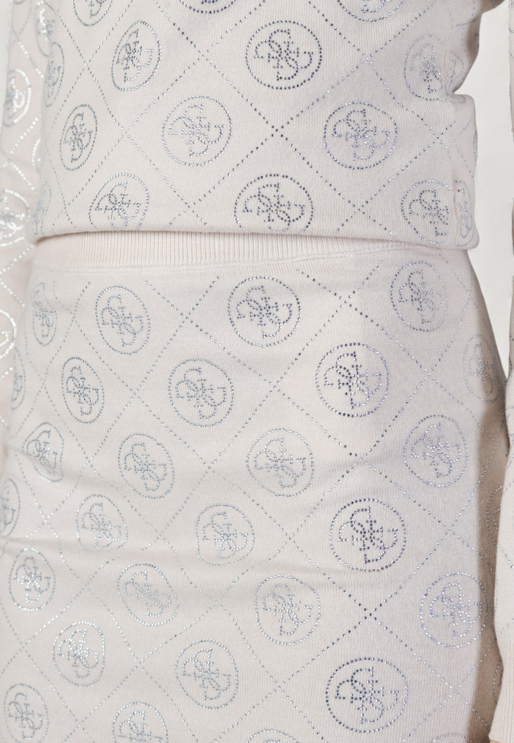 Minigonna Guess RHINESTONES 4G SWTR SKIRT