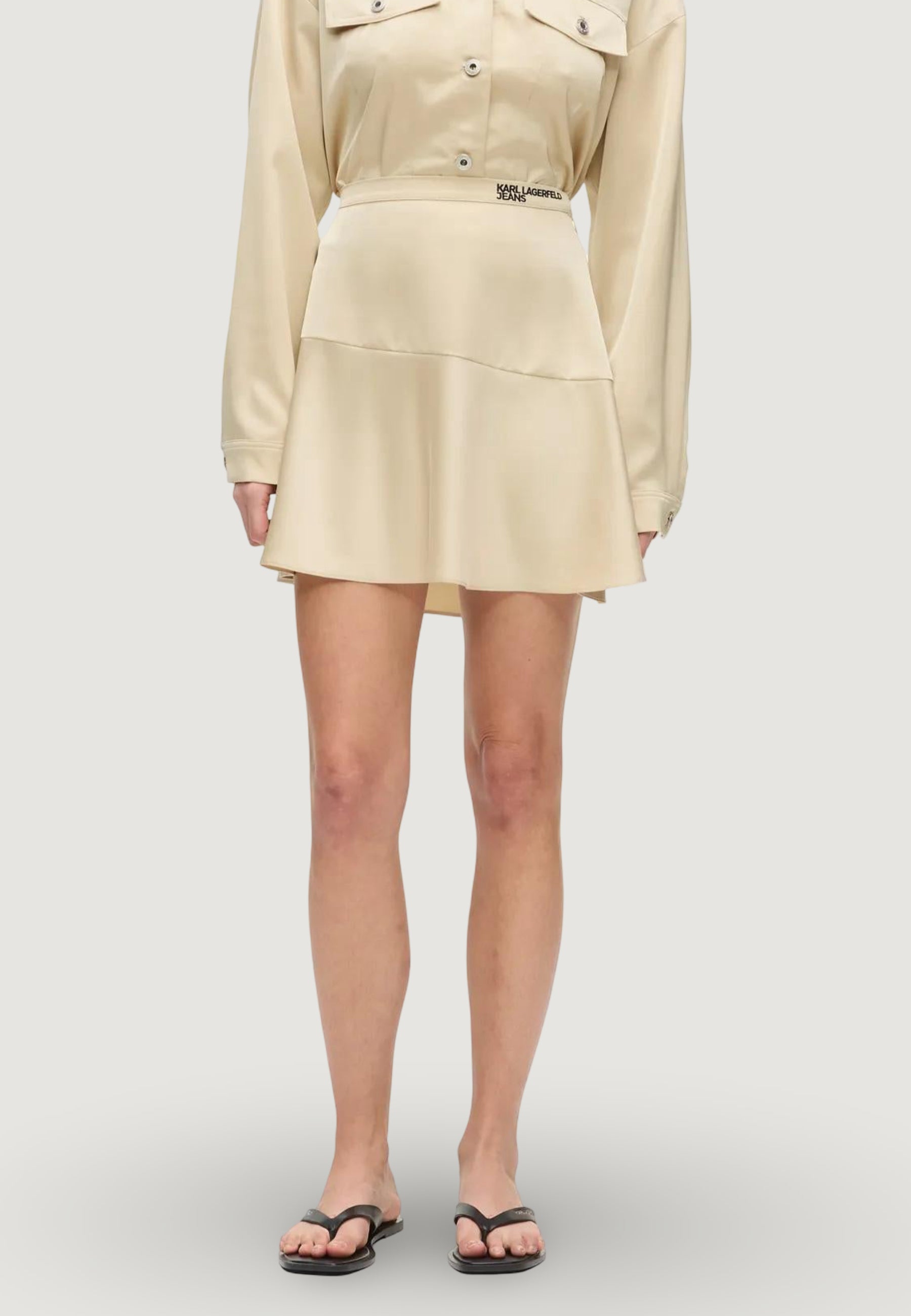 Miniskirt Karl Lagerfeld Jeans KLJ Satin Mini Skirt