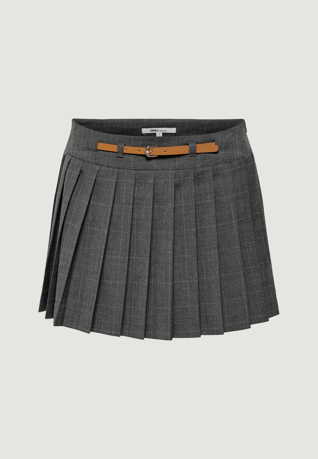 Miniskirt Only ONLENIA MW PLEAT CHECK SKORT CC TLR
