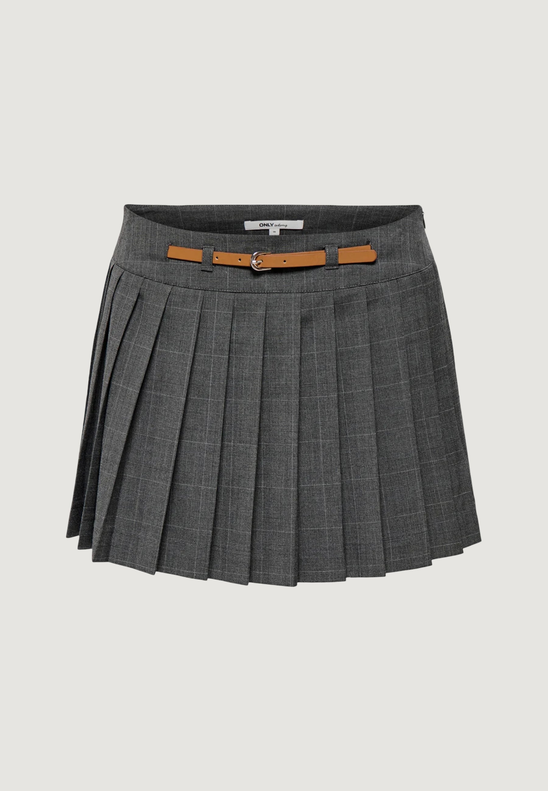 Miniskirt Only ONLENIA MW PLEAT CHECK SKORT CC TLR