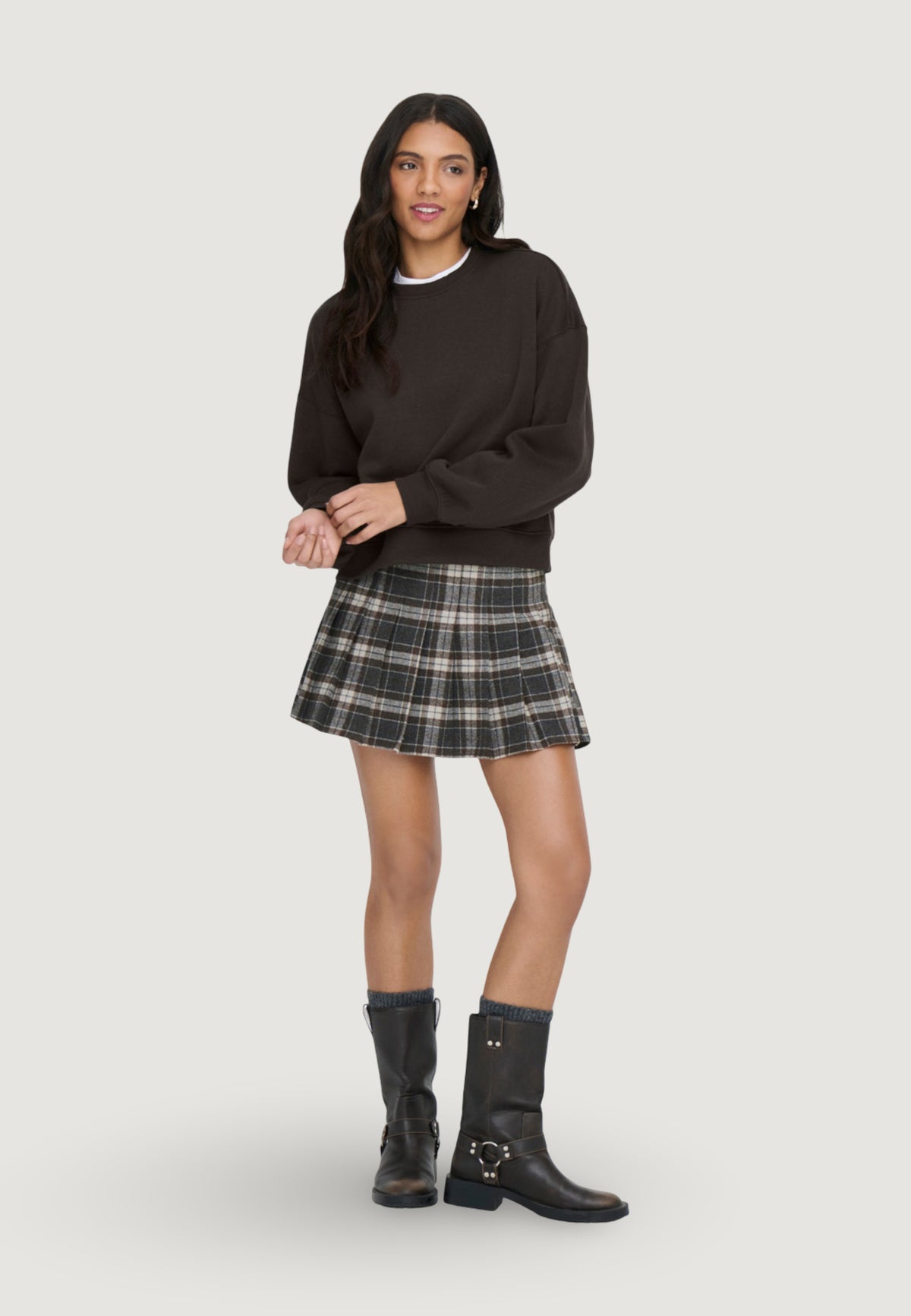 Miniskirt Only Onlchelsea Check Skort Pnt