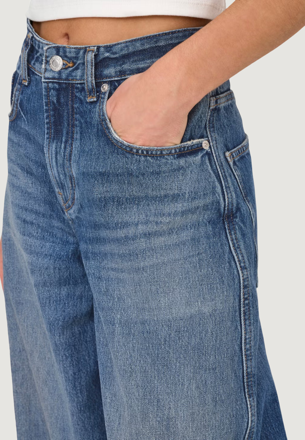 Jeans baggy Only TAYLOR HW BARREL DNM TAI466 NOOS