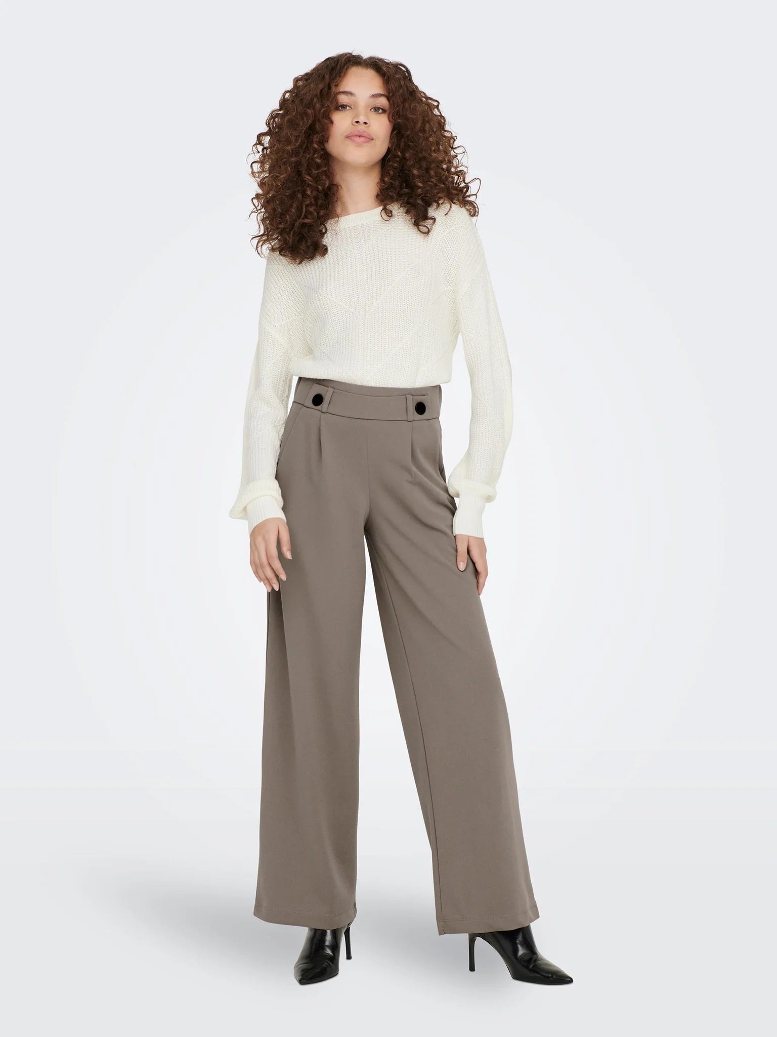 High waist trousers Jacqueline de Yong DYGEGGO NEW LONG JRS NOOS