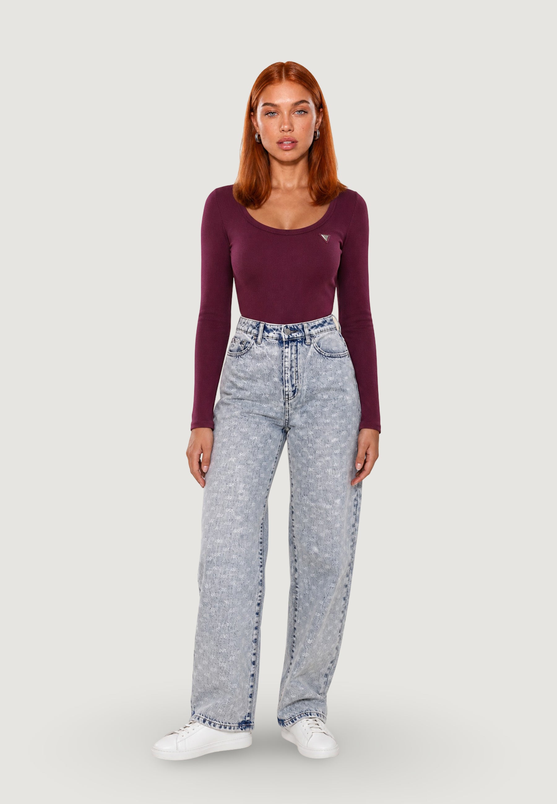 Pantaloni a palazzo Armani Exchange XW000100 AF25777