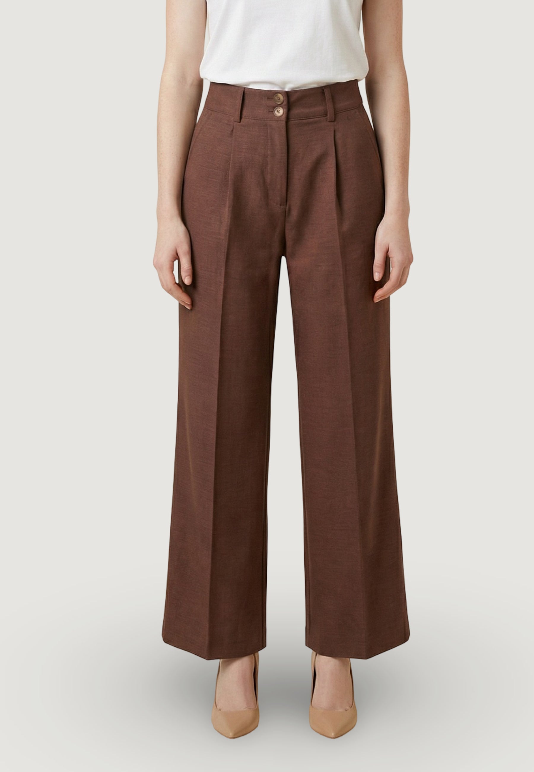 Pantaloni a palazzo Artigli DUE BOTTONI