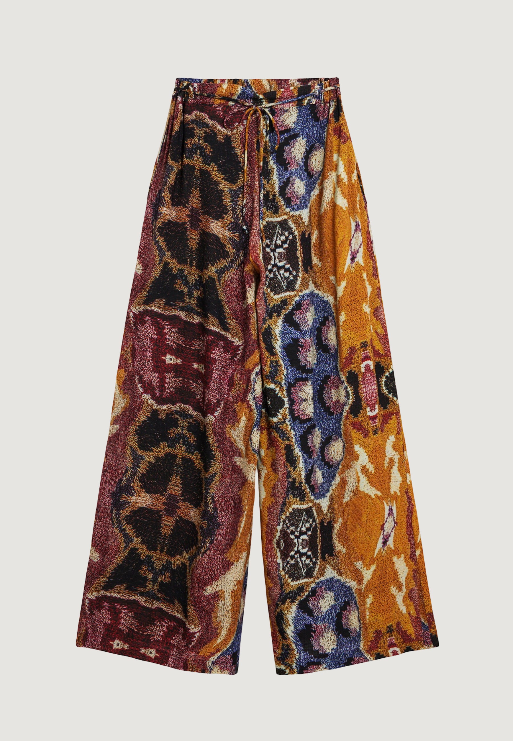 Pantaloni a palazzo Desigual PANT_BEATTLE PALAZZ