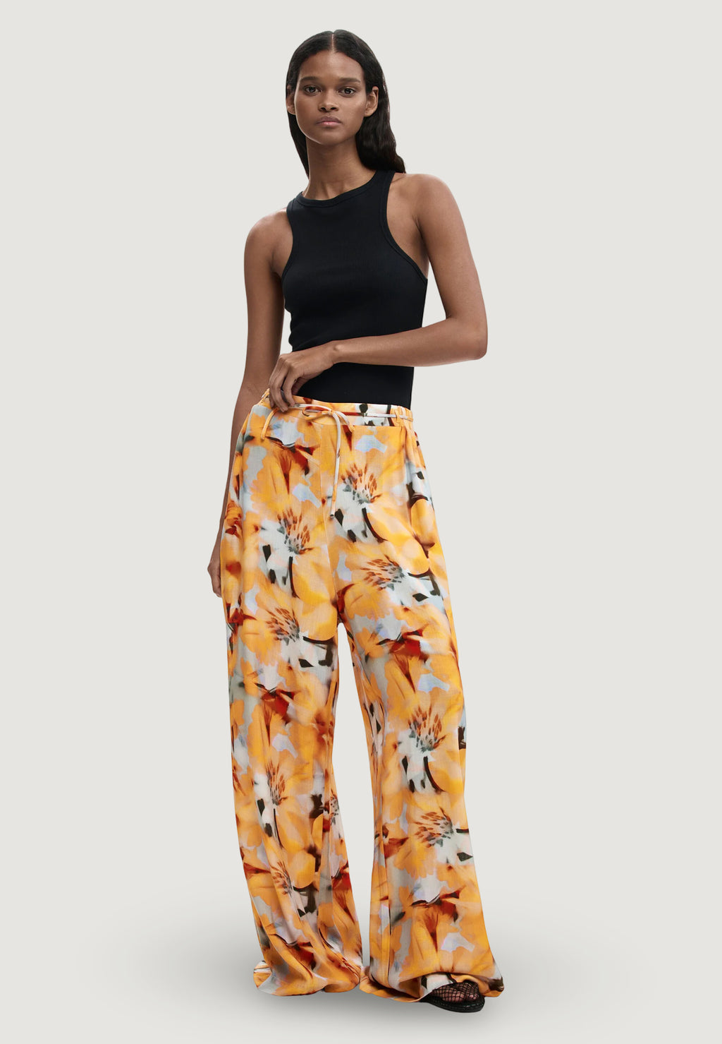 Pantaloni a palazzo Desigual PANT_PRESTON