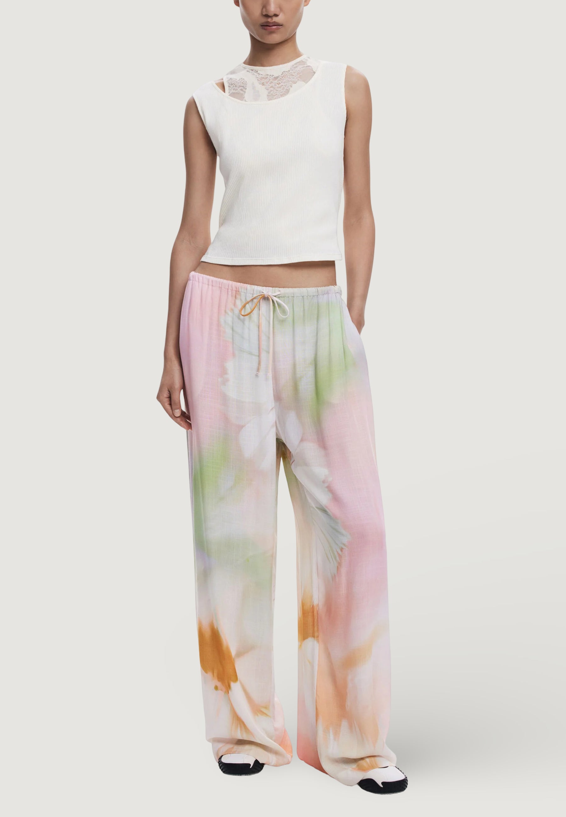 Pantaloni a palazzo Desigual PANT PETER