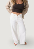 Pantaloni a palazzo Guess WIDE LEG ANKLE