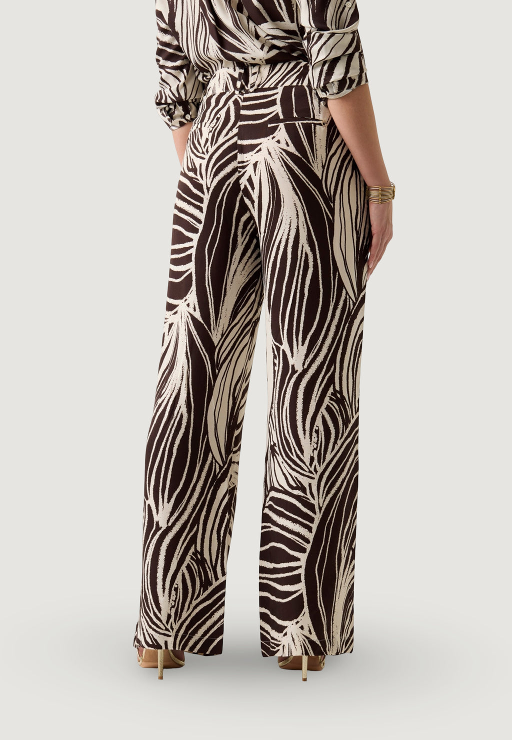 High waist trousers Guess BASTIENNE WIDE LEG TROUSER