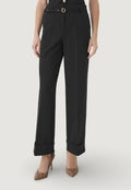 Pantaloni a palazzo Guess STRUCTURED CREPE G-BELT PANTS