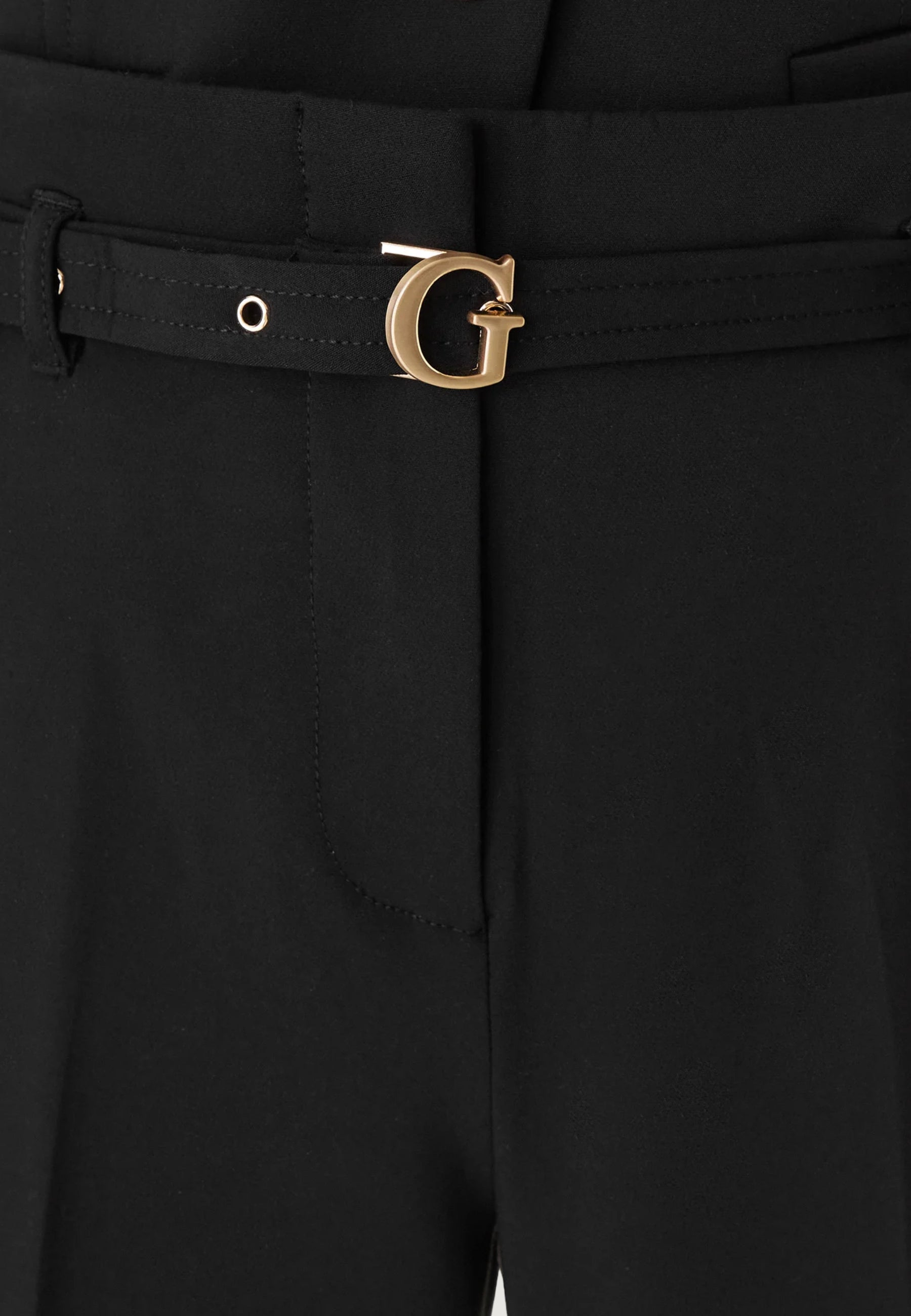 Pantaloni a palazzo Guess STRUCTURED CREPE G-BELT PANTS