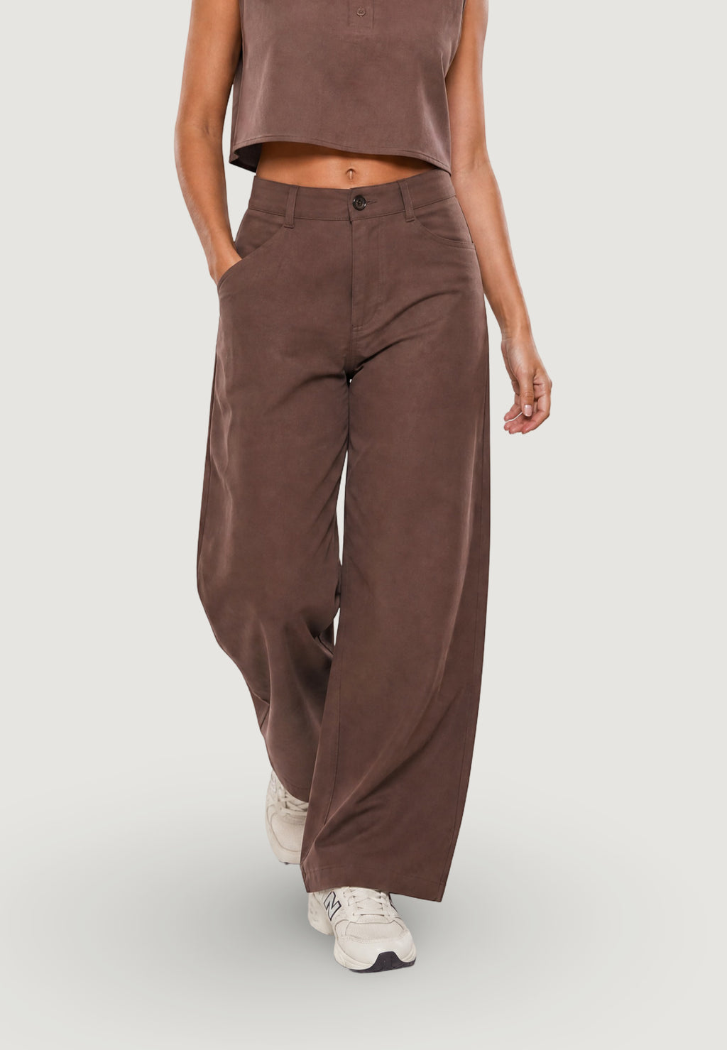 Pantaloni a palazzo I am Pantaloni Modal A Palazzo