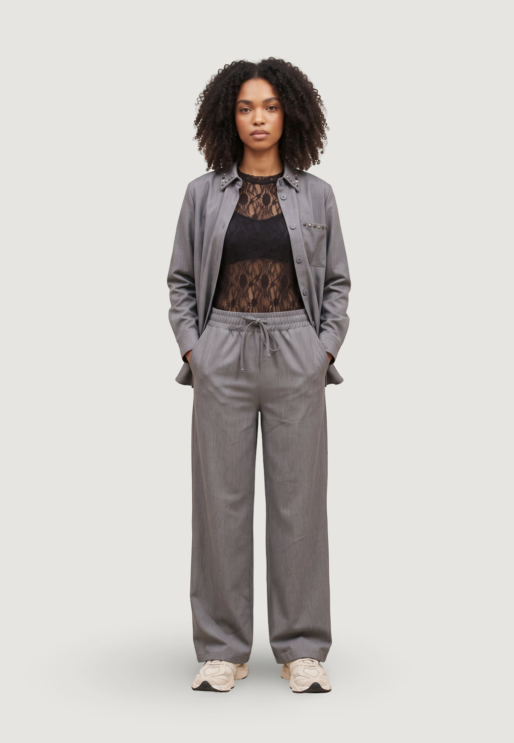 High waist trousers I am ROBERTA PULL UP PANT