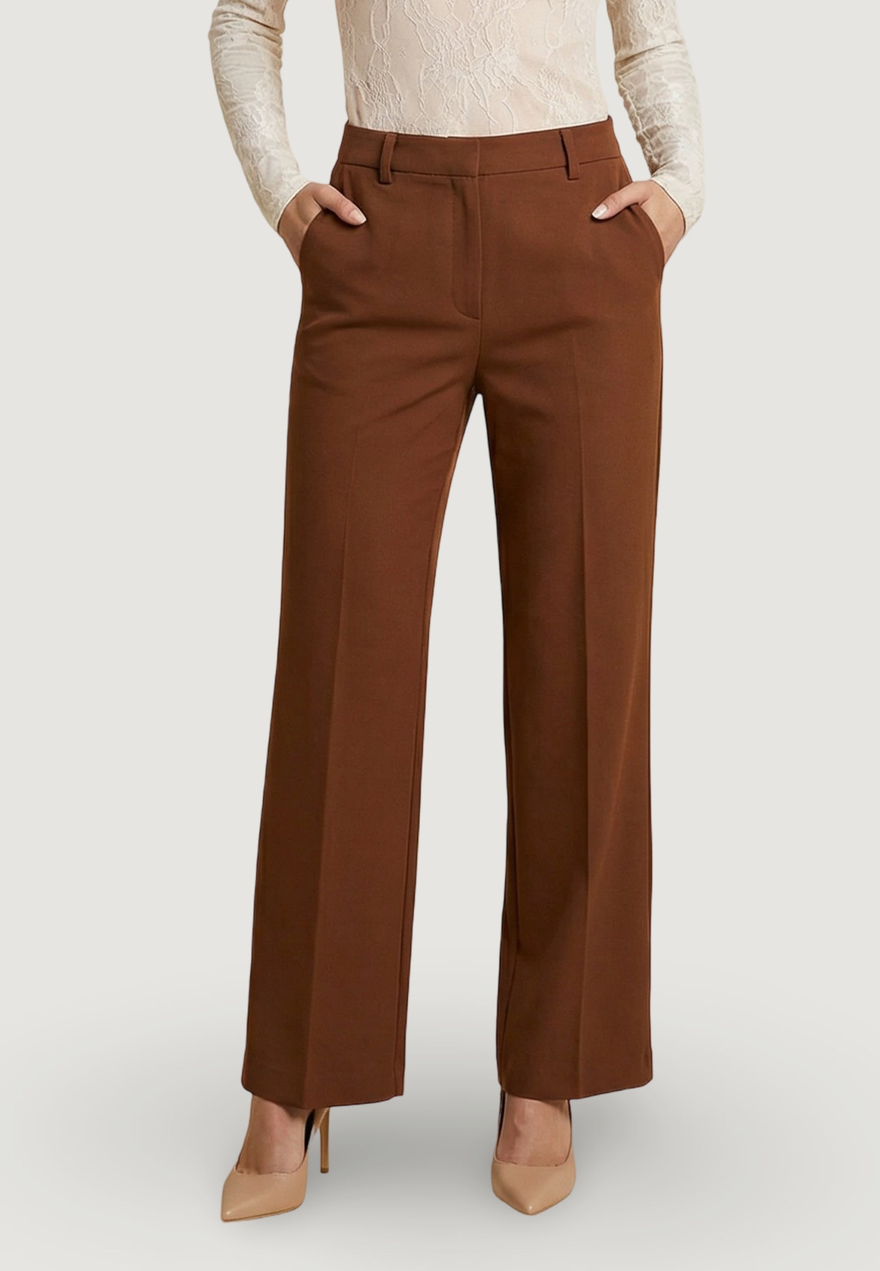 High waist trousers I am Pantaloni Gamba Ampia