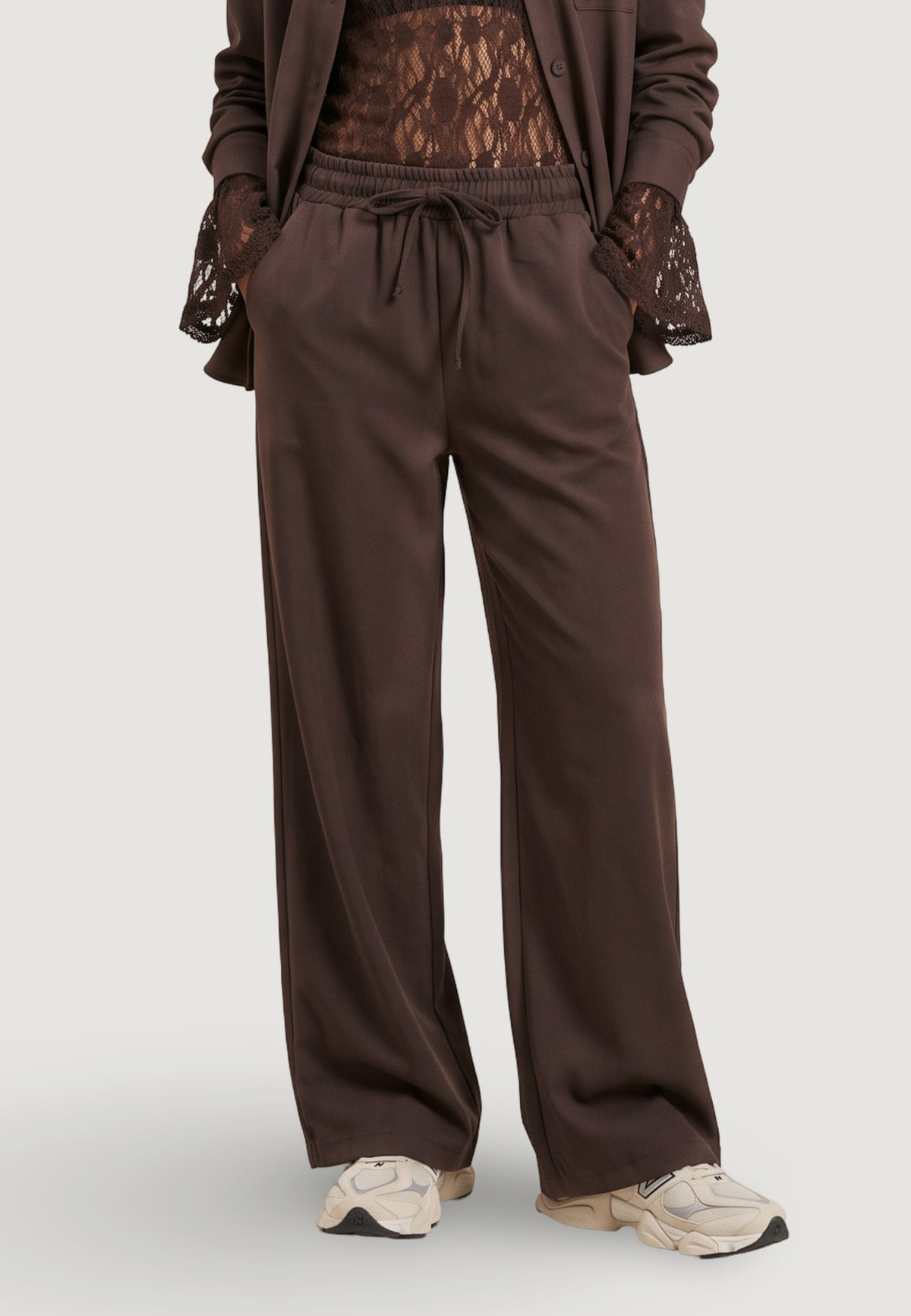 Pantaloni a palazzo I am ROBERTA PULL UP PANT