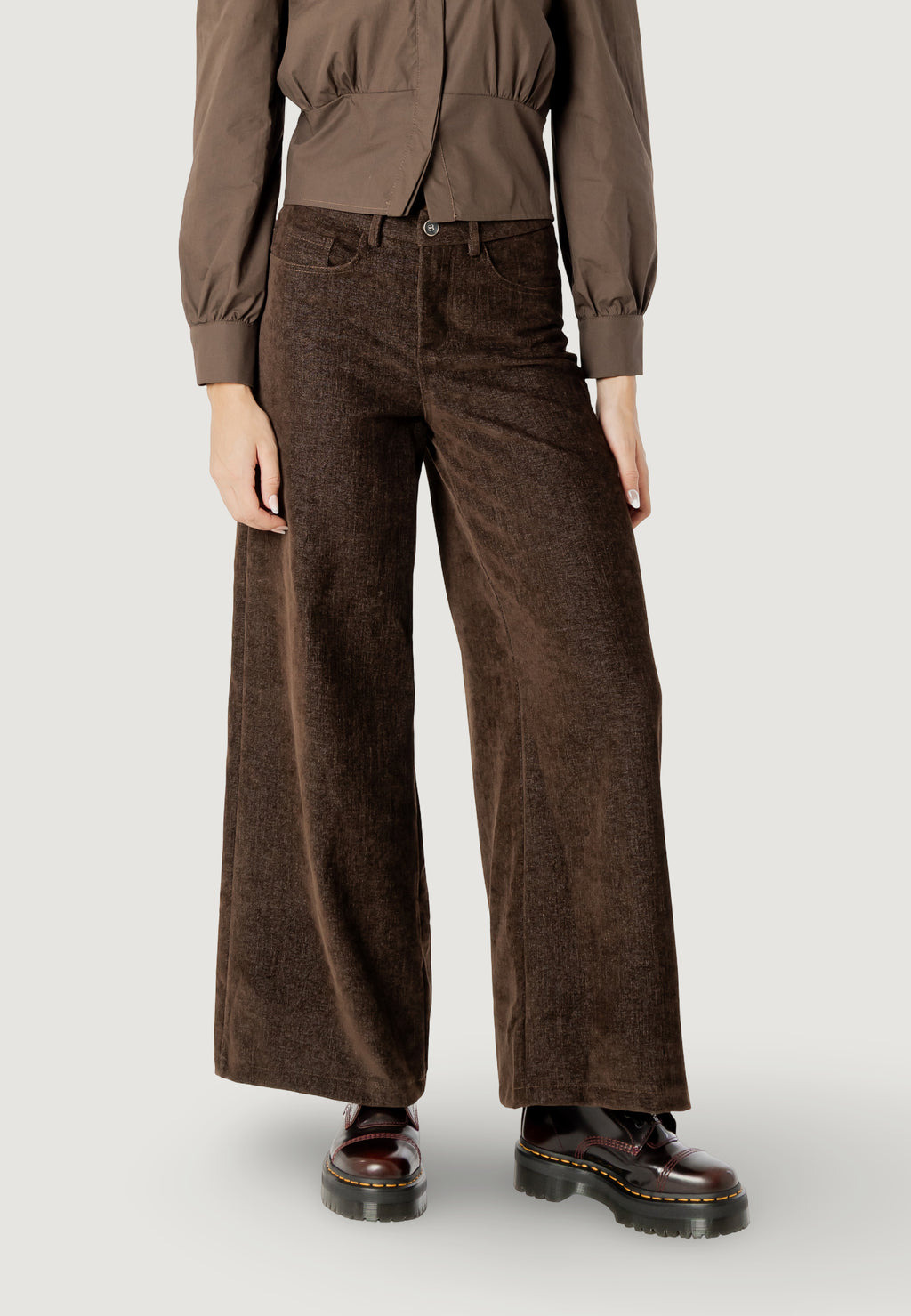 Pantaloni a palazzo I am SARA FAUX SUEDE PANT