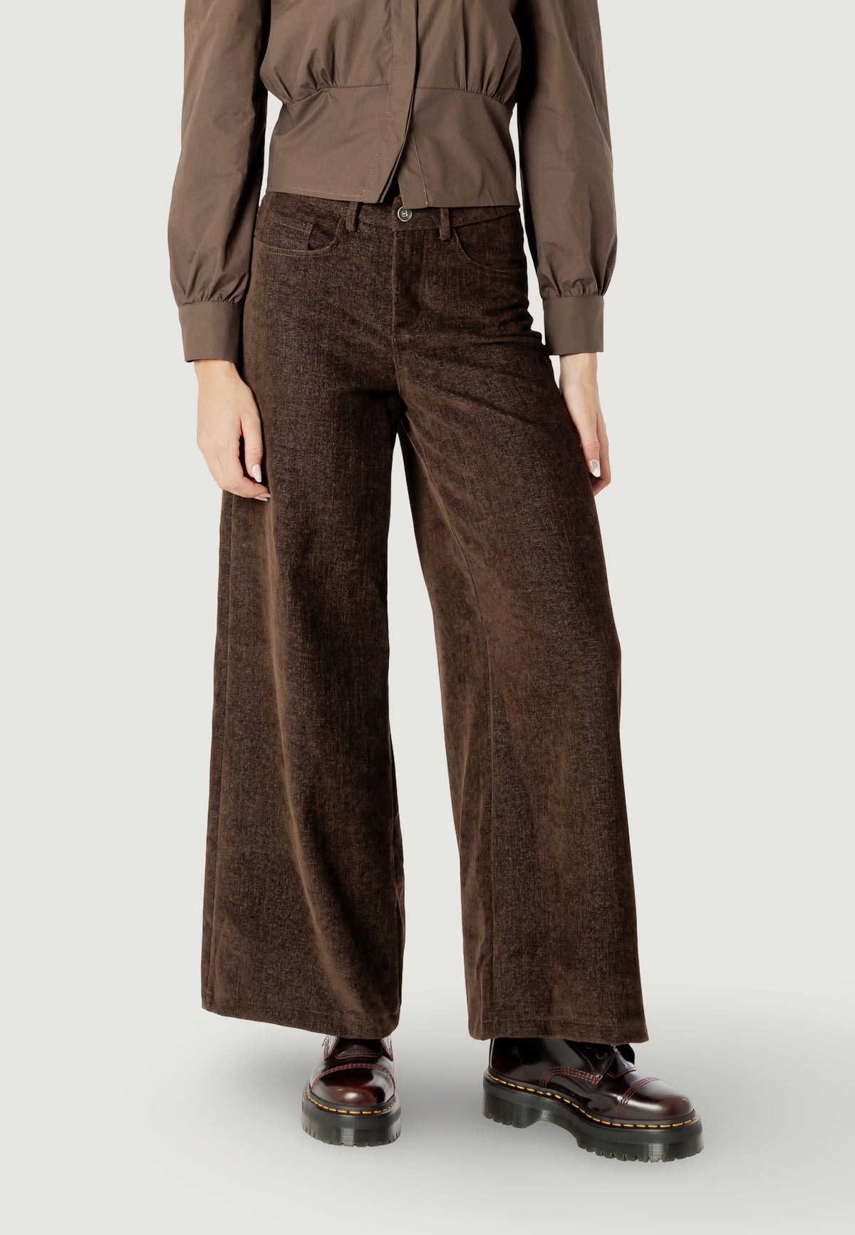 Pantaloni a palazzo I am SARA FAUX SUEDE PANT