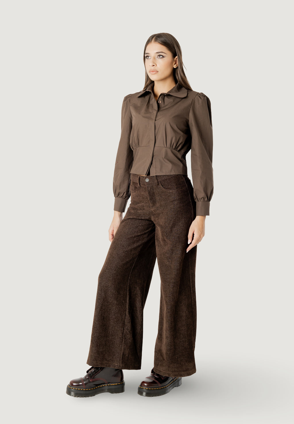 Pantaloni a palazzo I am SARA FAUX SUEDE PANT