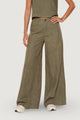 Pantaloni a palazzo I am Pantaloni Lino Gamba Ampia