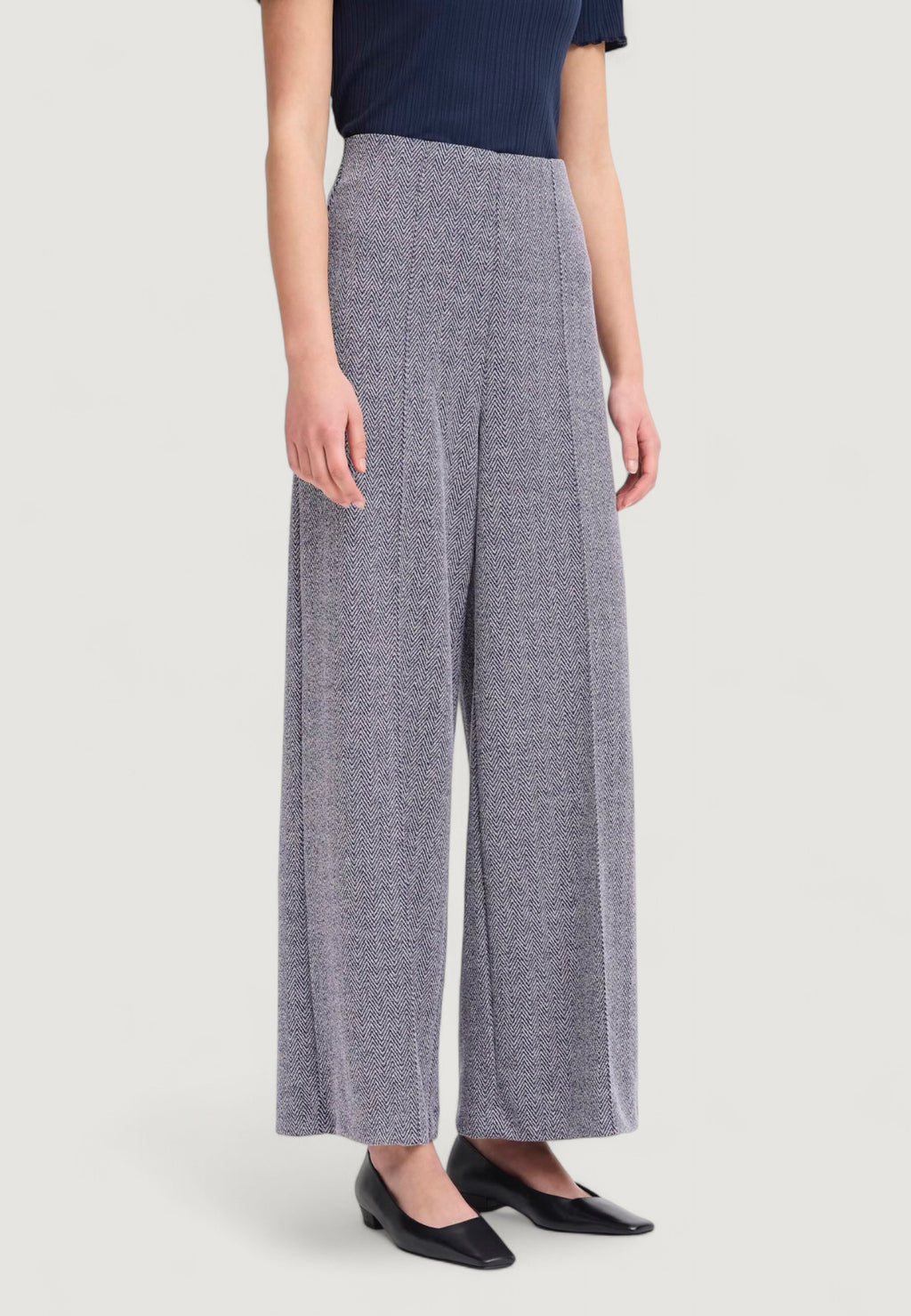High waist trousers ICHI IHKATE JACQUARD