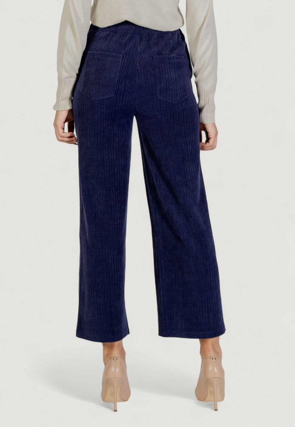 High waist trousers ICHI IHKATE CORDUROY PA2