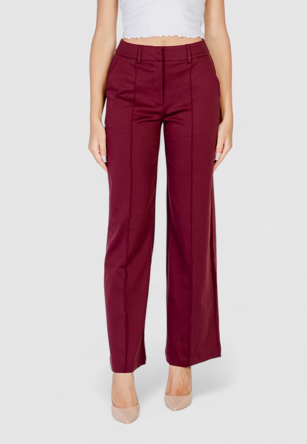 High waist trousers ICHI IHKATE SUS OFFICE WID