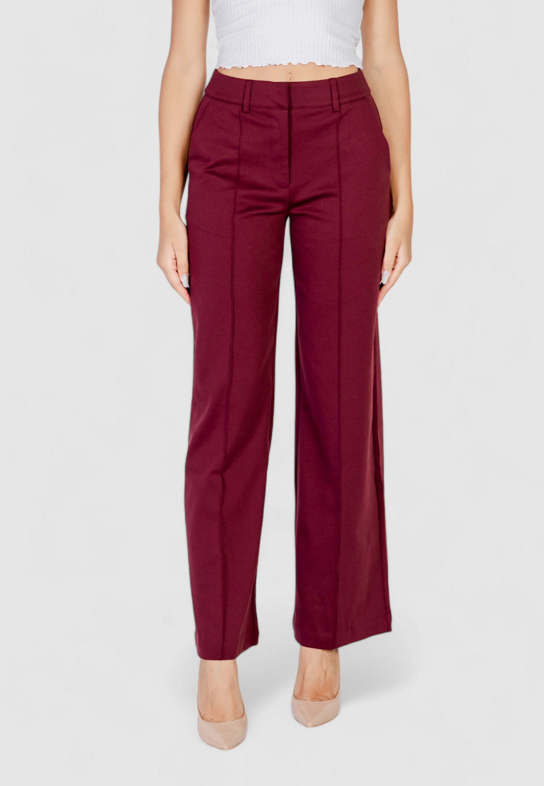 High waist trousers ICHI IHKATE SUS OFFICE WID