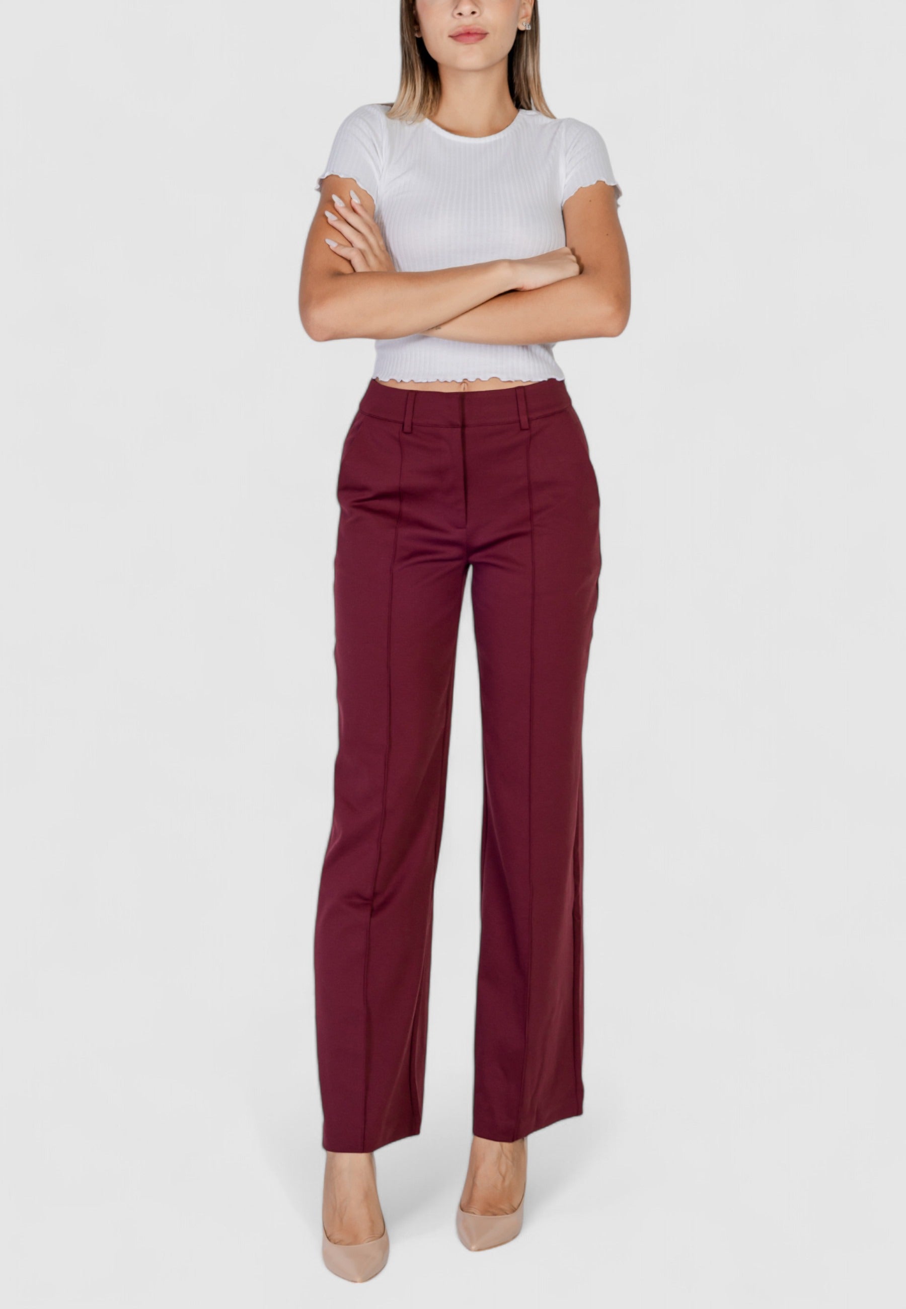 High waist trousers ICHI IHKATE SUS OFFICE WID
