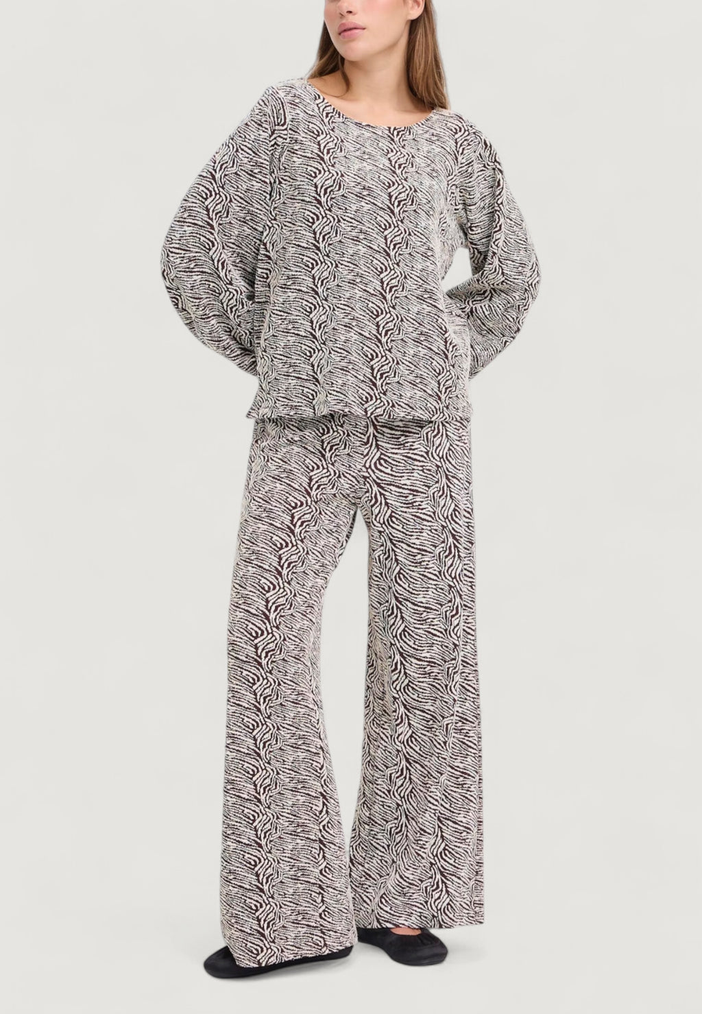 High waist trousers ICHI IHOELLY PA3