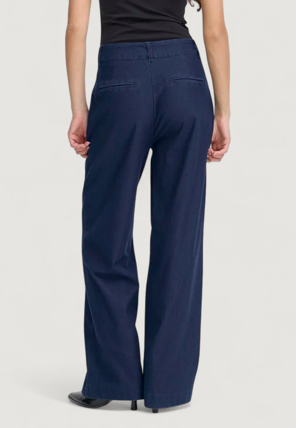 High waist trousers ICHI IHKATE DENIM PA