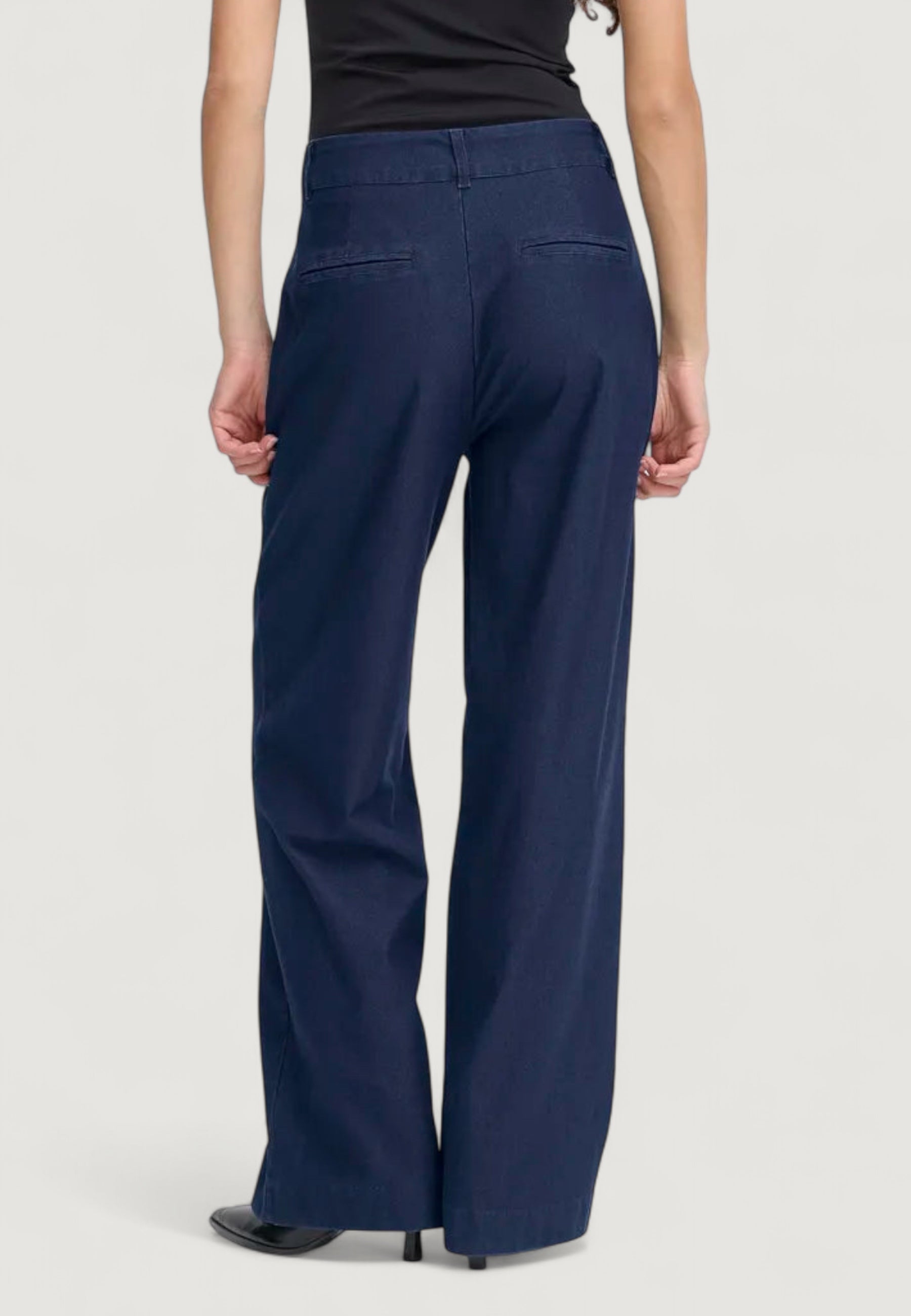 High waist trousers ICHI IHKATE DENIM PA