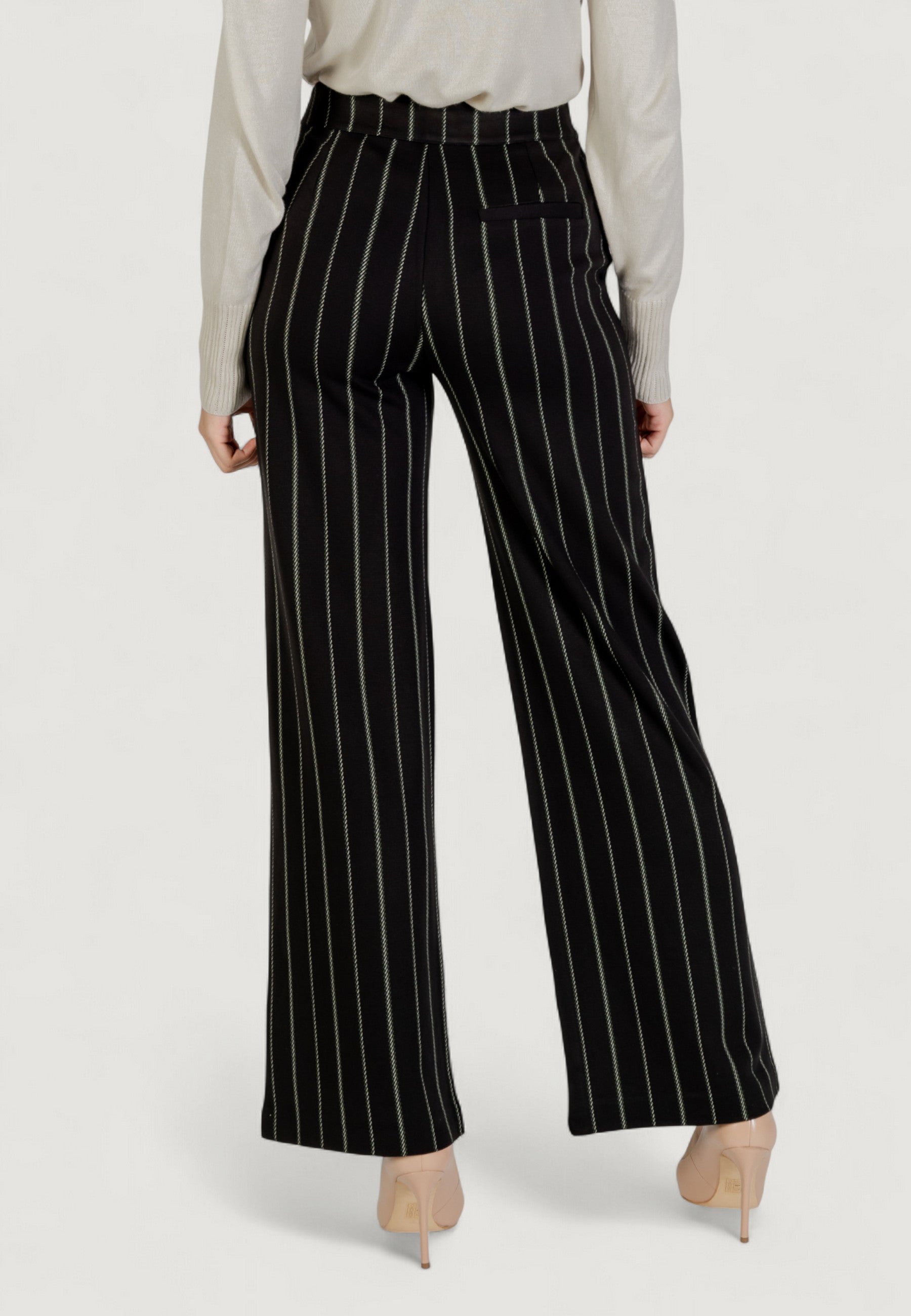 High waist trousers ICHI IHRUTI WIDE PA18