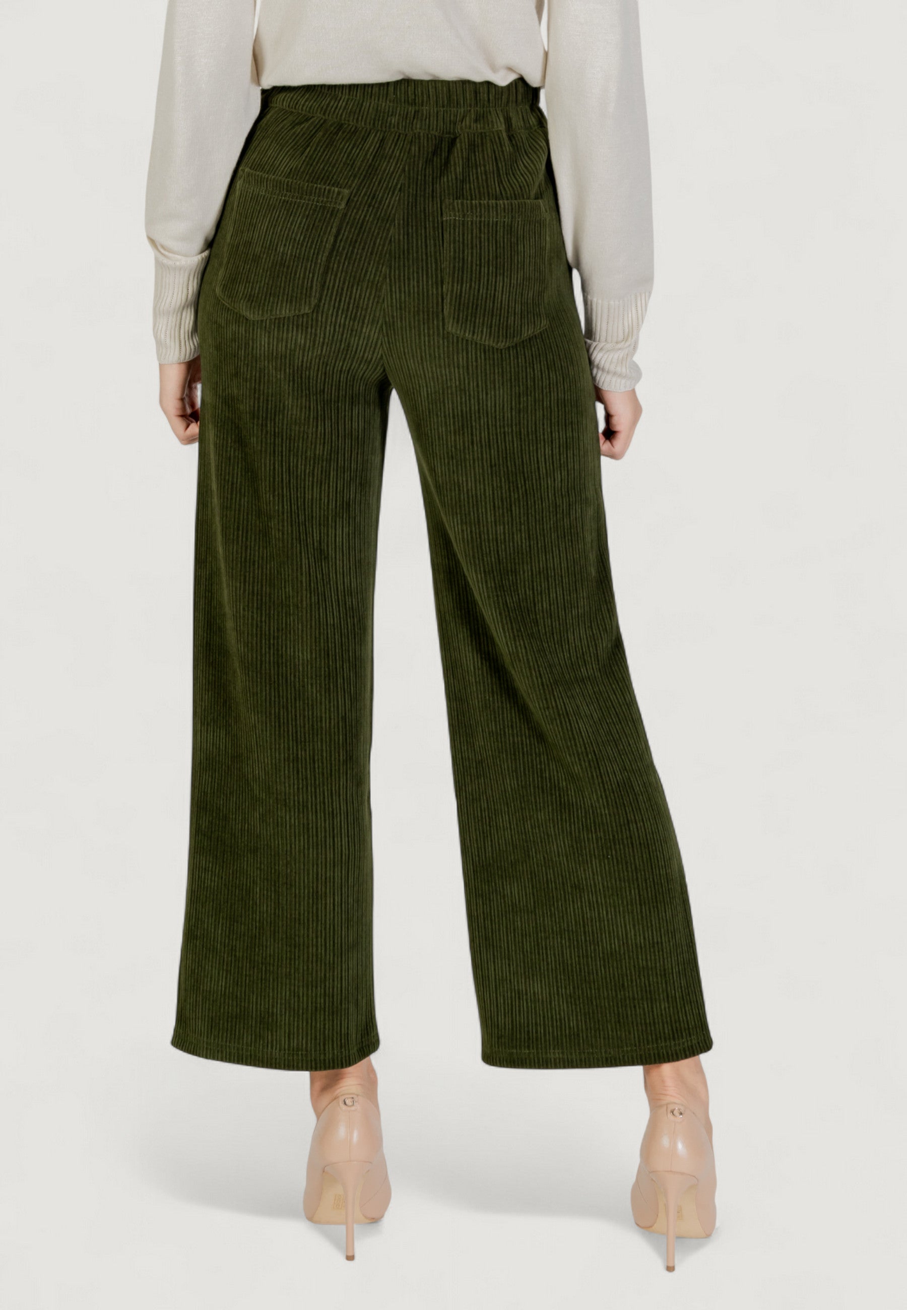 High waist trousers ICHI IHKATE CORDUROY PA2
